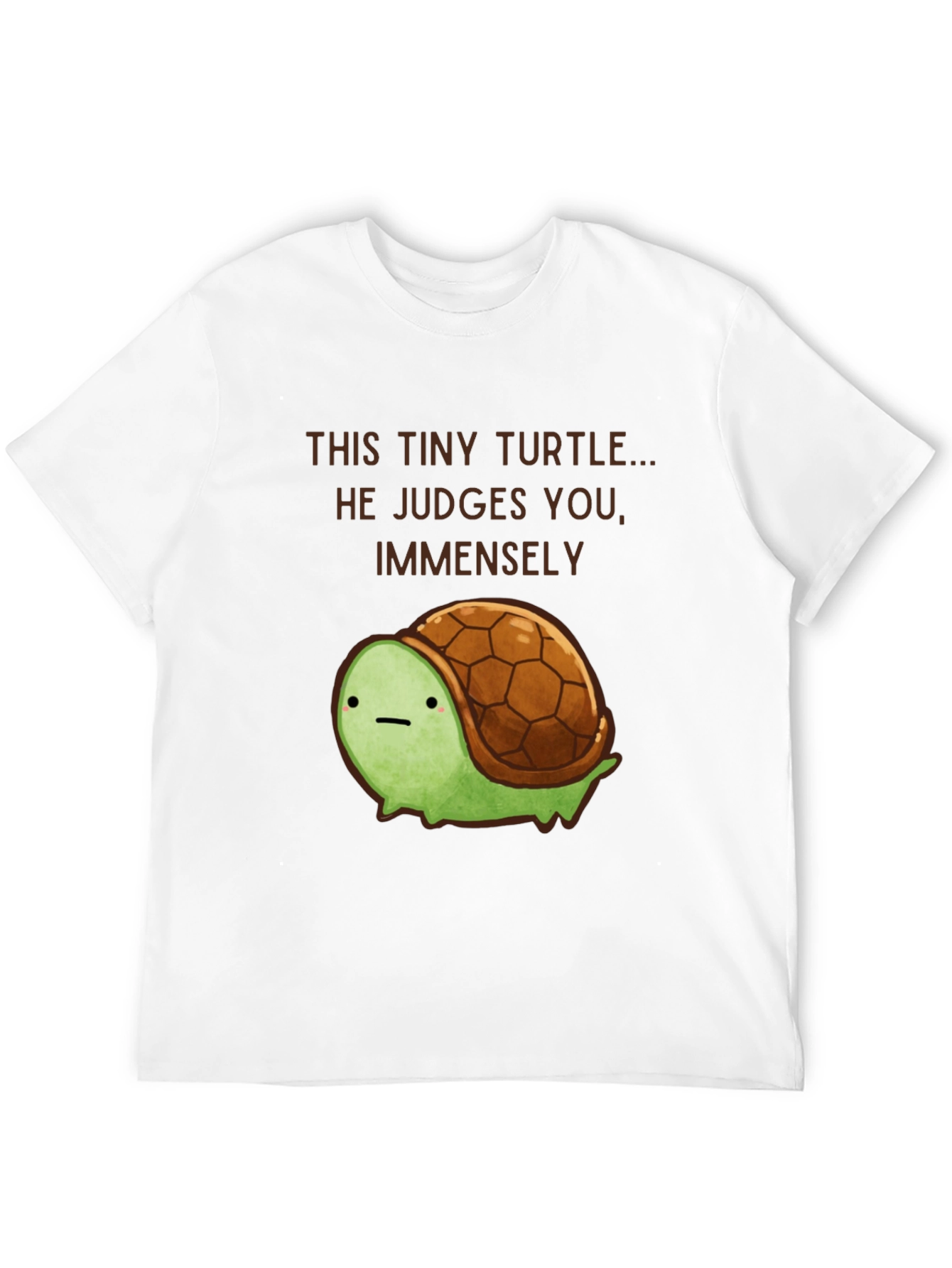 Tiny Turtle Judge T-Shirt - Funny Graphic Tee