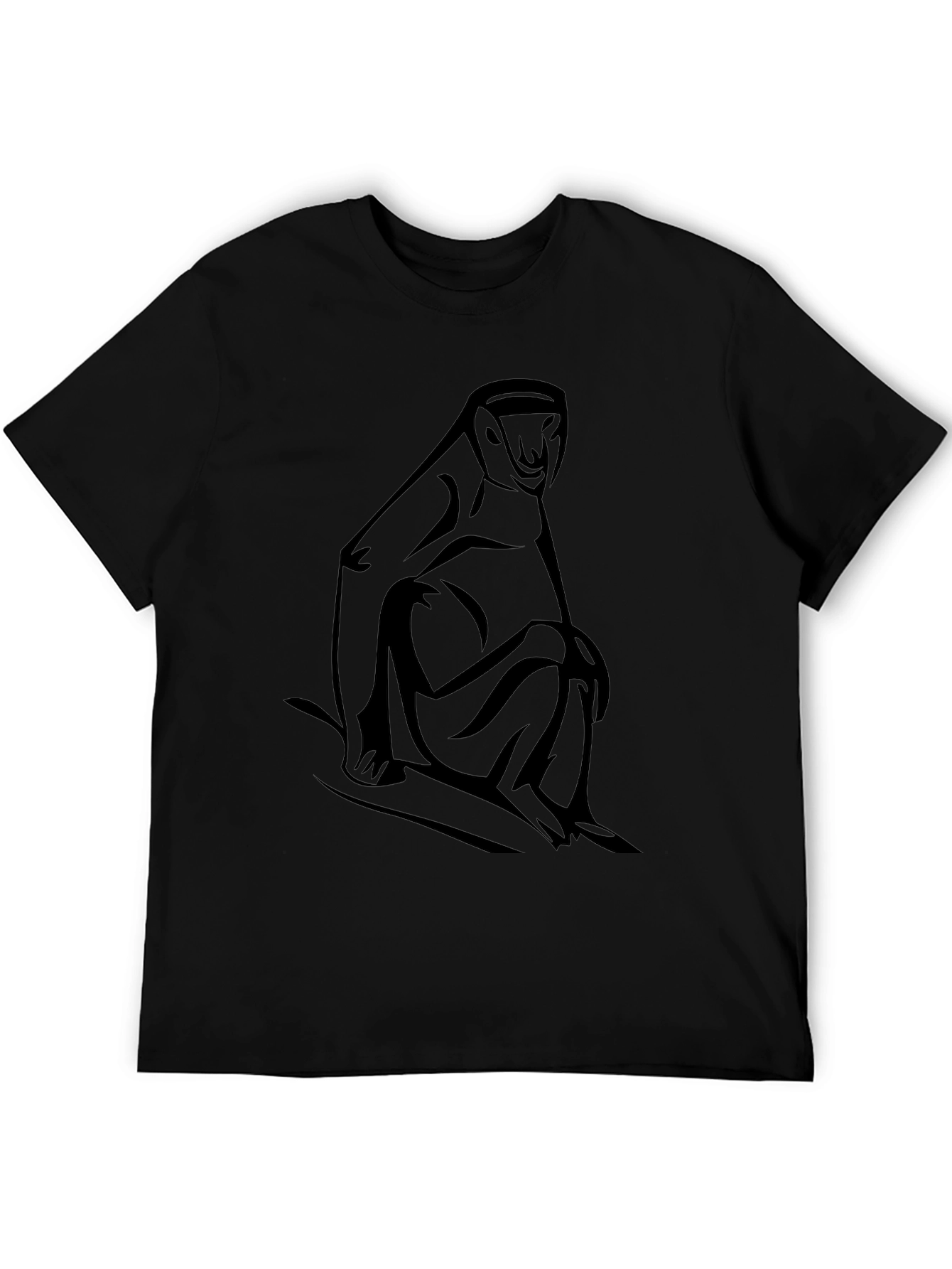 Monkey Graphic Tee - Black T-Shirt
