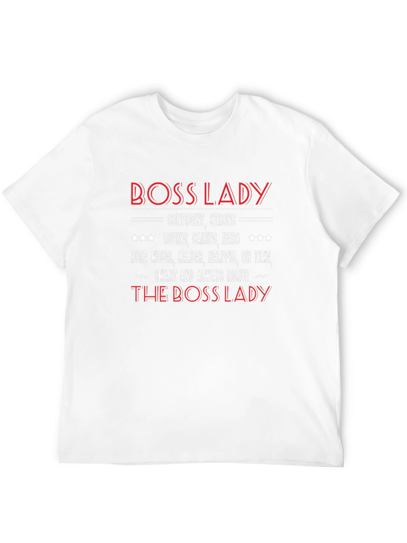 Boss Lady Graphic Tee - Confident & Strong