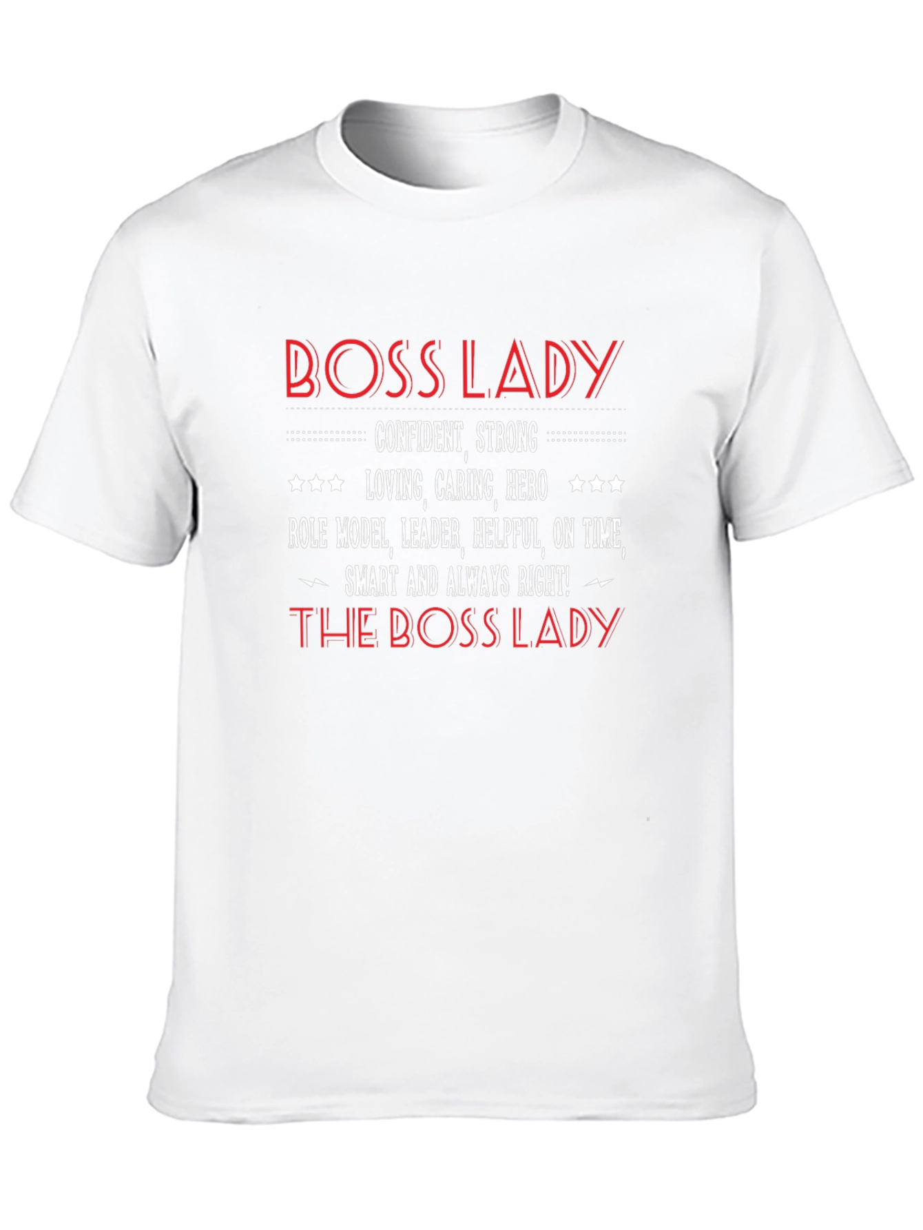 Boss Lady Graphic Tee - Confident & Strong