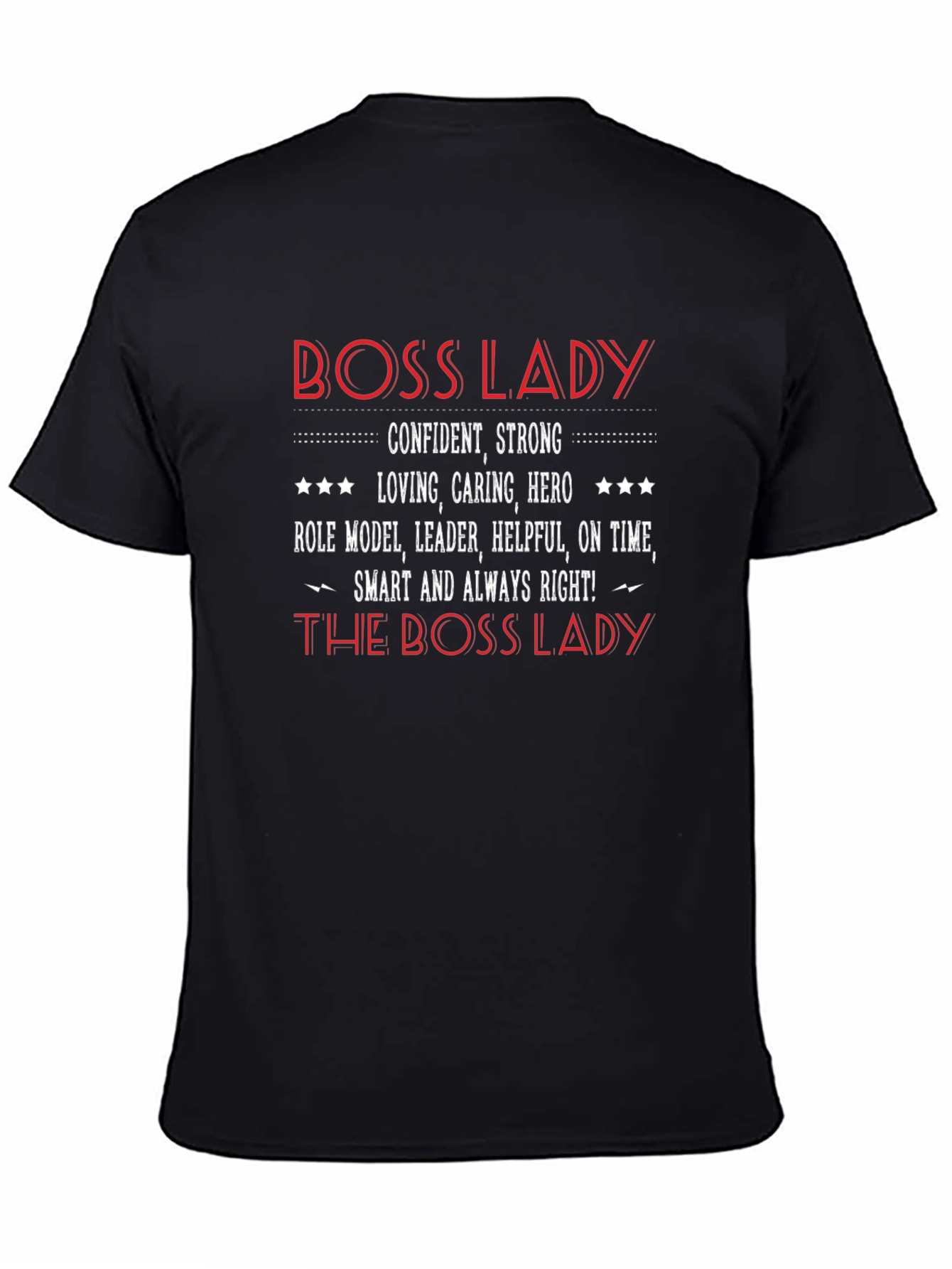 Boss Lady Graphic Tee - Confident & Strong