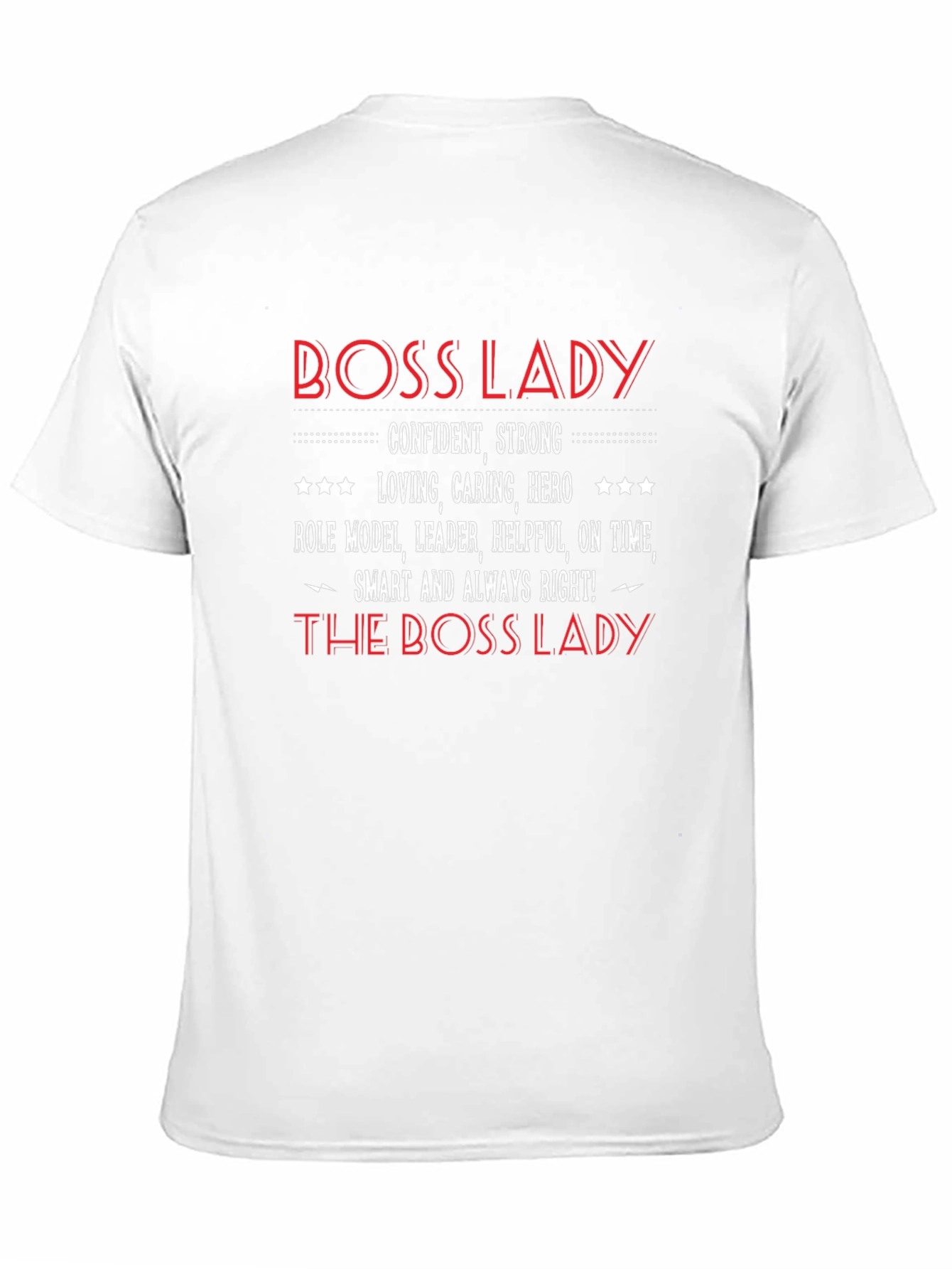Boss Lady Graphic Tee - Confident & Strong