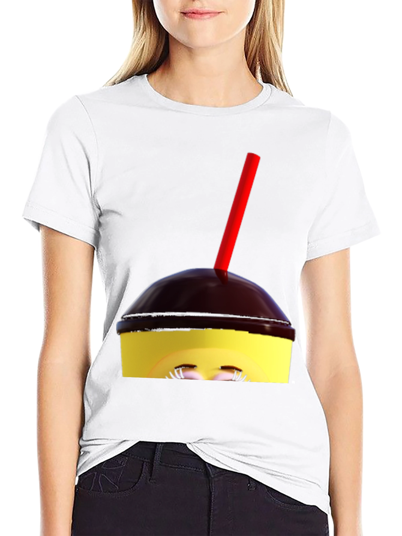 Fun Drink Graphic Tee - Black
