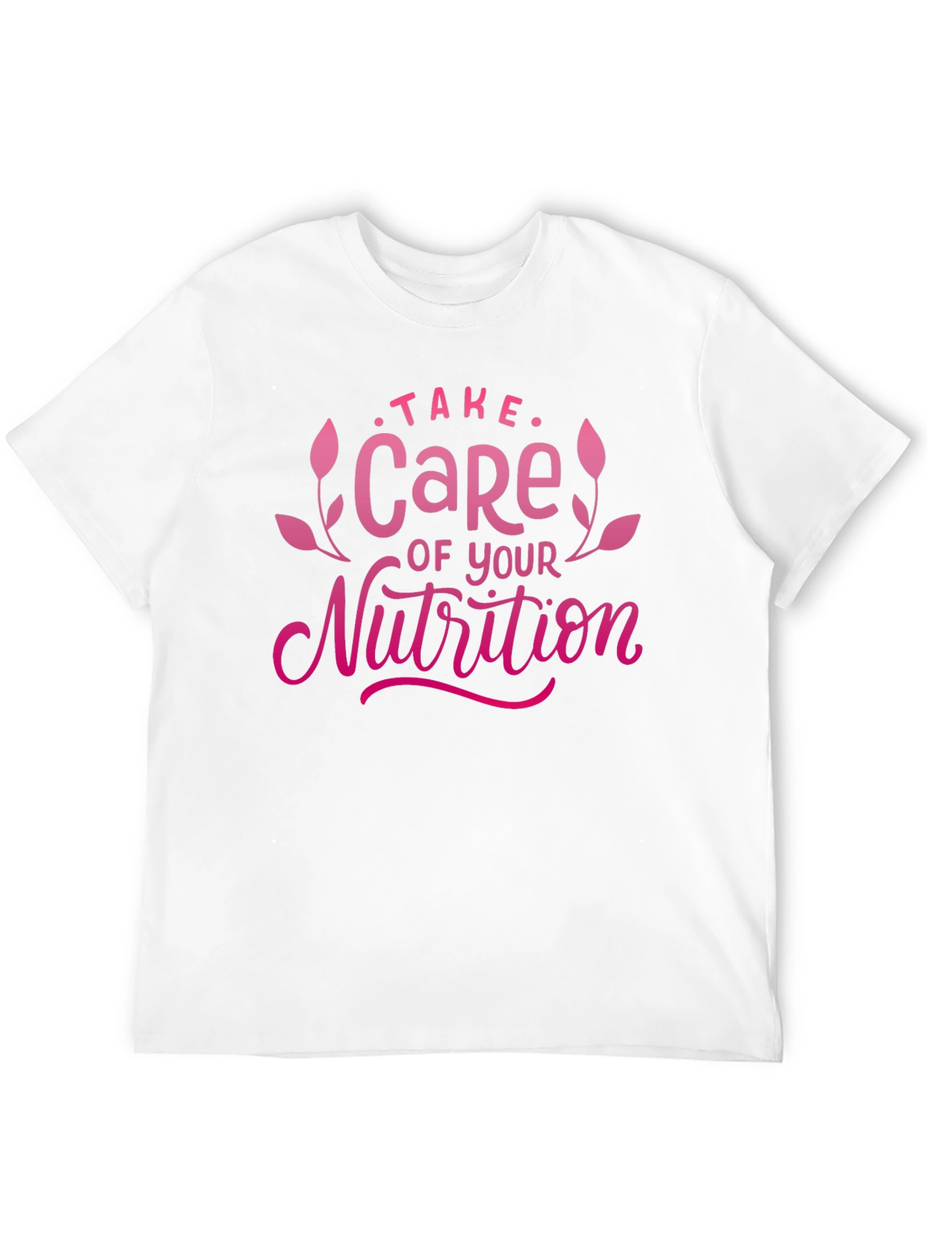 Take Care of Your Nutrition Graphic Tee Black T-Shirt