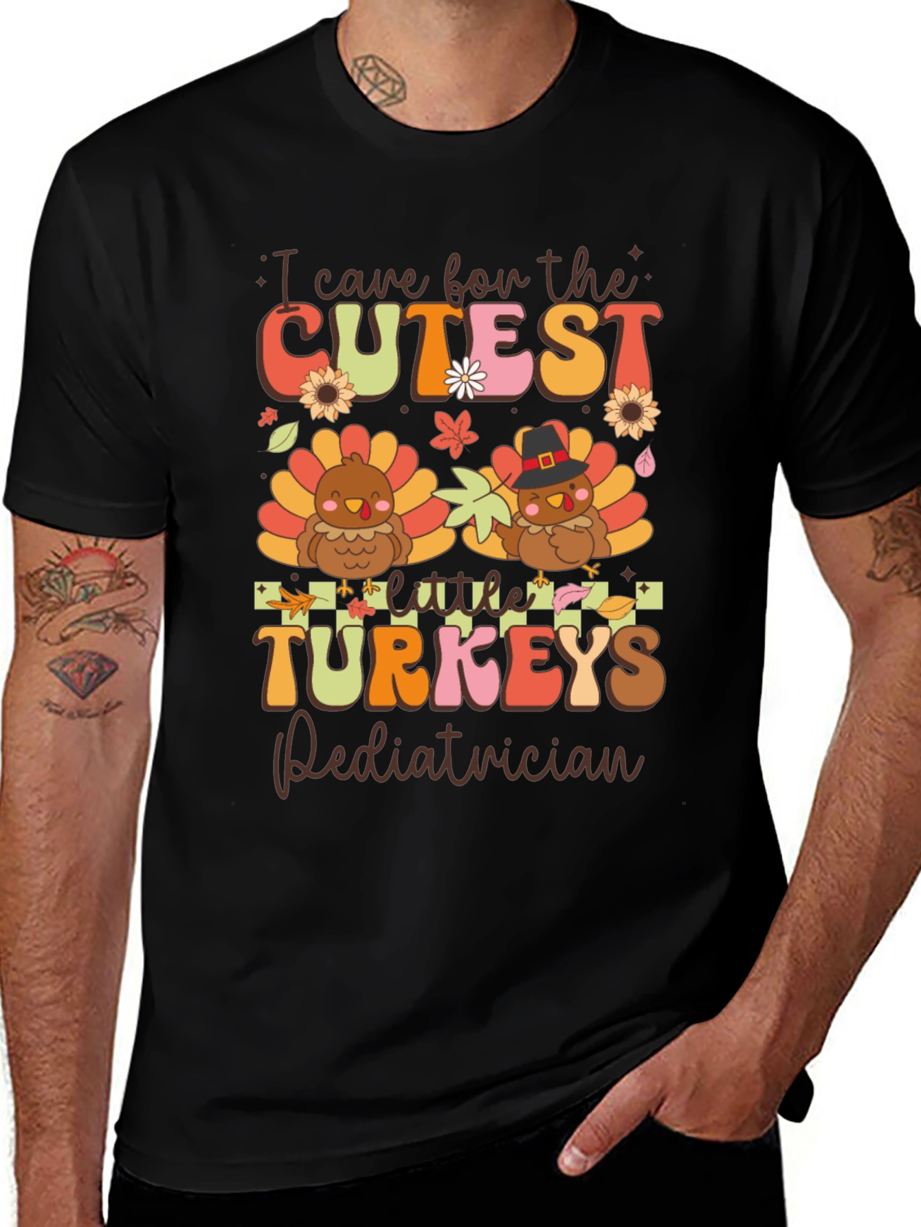 Cutest Turkeys Pediatrician Thanksgiving T-Shirt