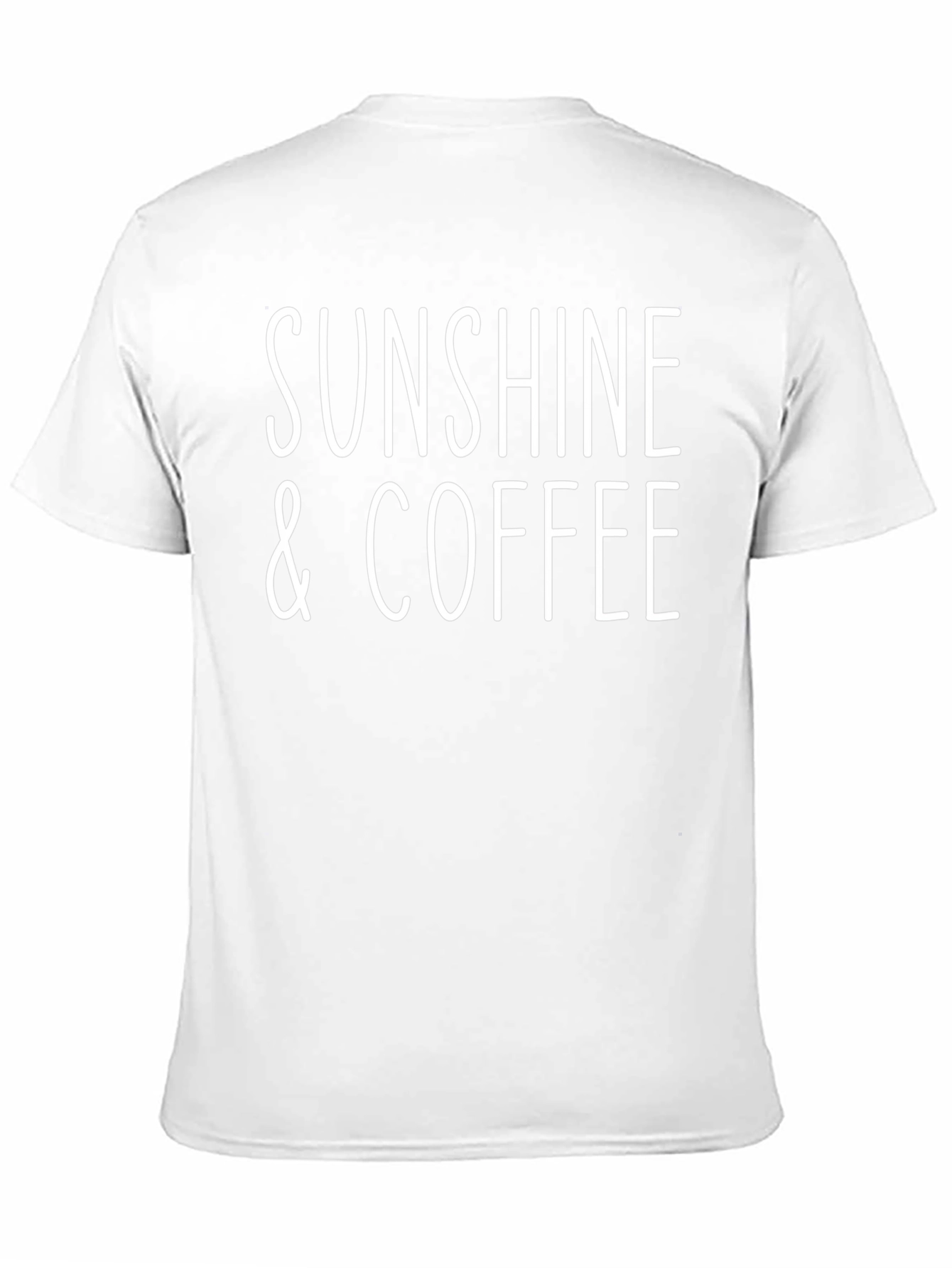 Sunshine & Coffee Graphic Tee - Black