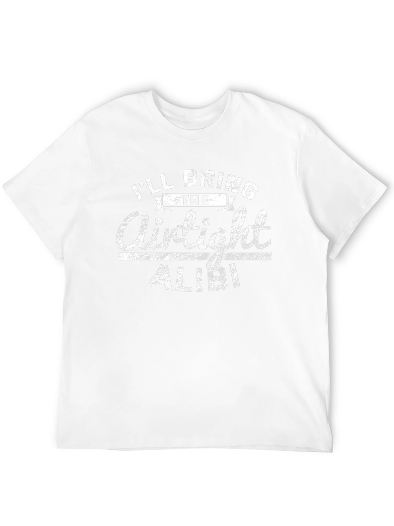 Airtight Alibi Novelty Graphic T-Shirt