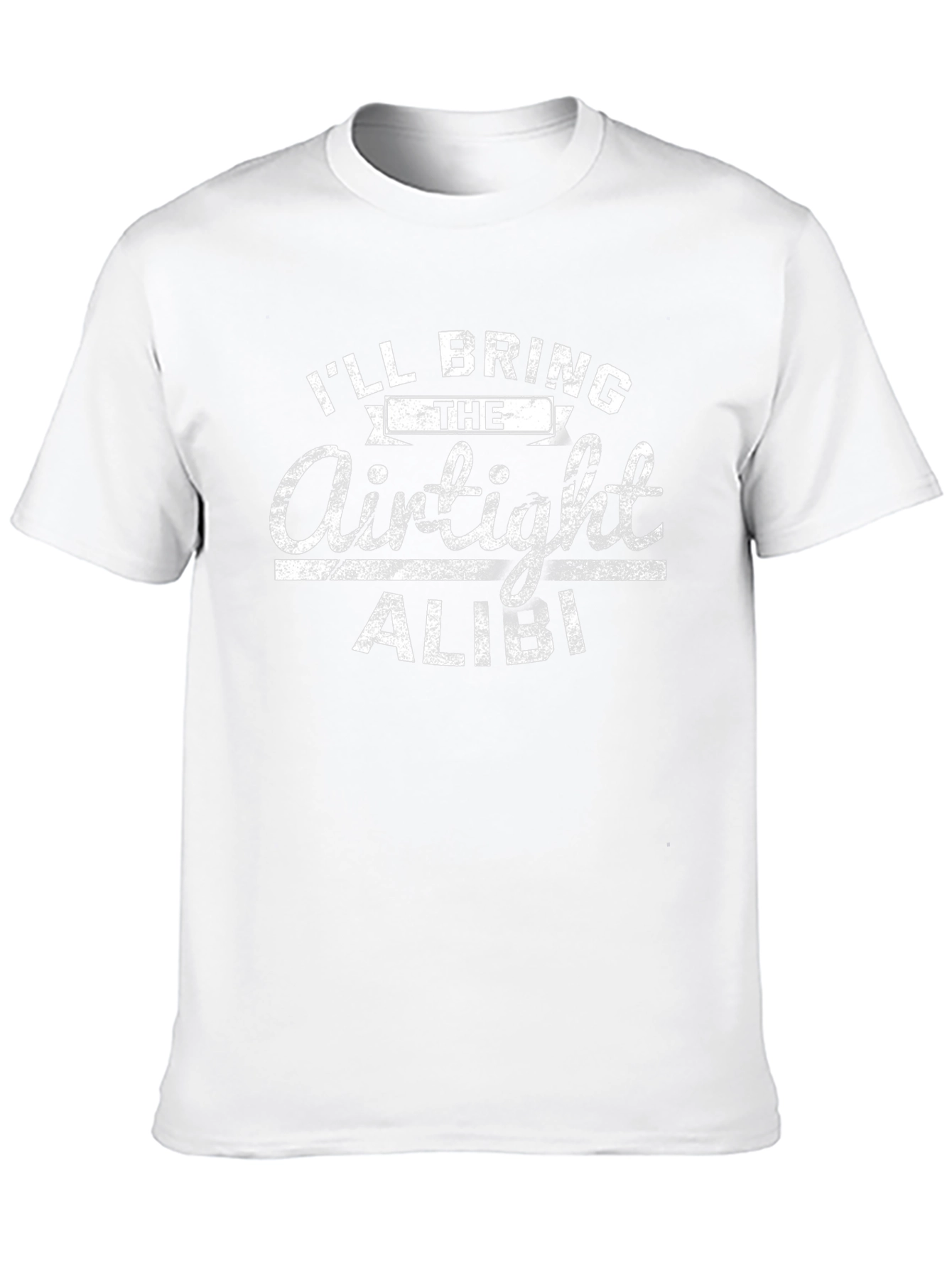 Airtight Alibi Novelty Graphic T-Shirt