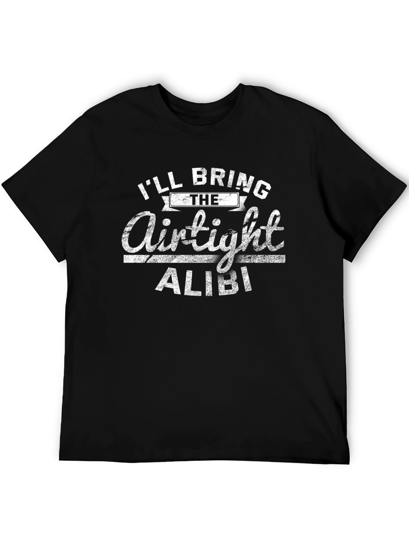 Airtight Alibi Novelty Graphic T-Shirt