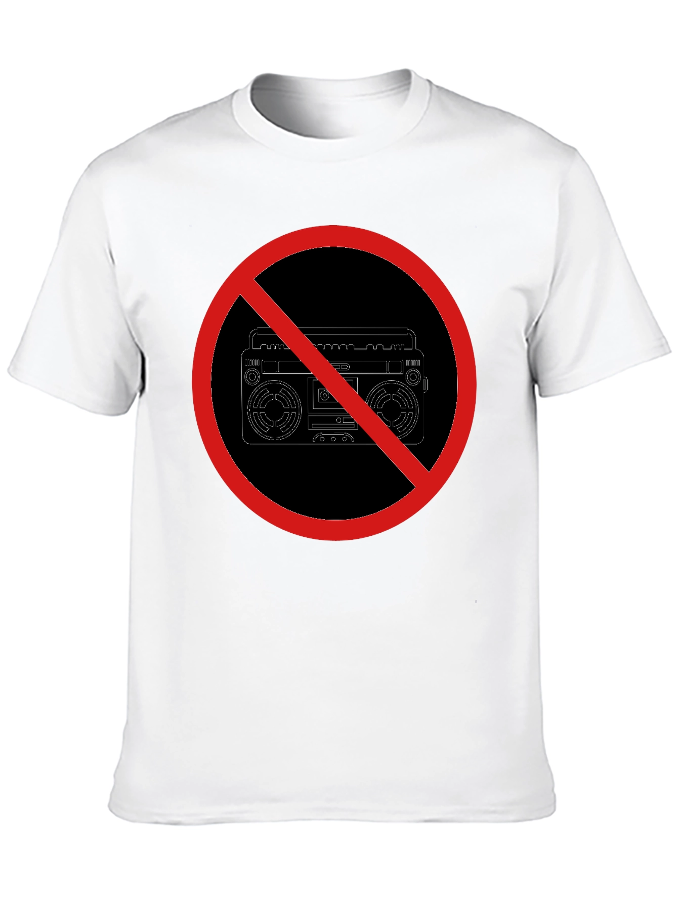 No Boombox Graphic Tee