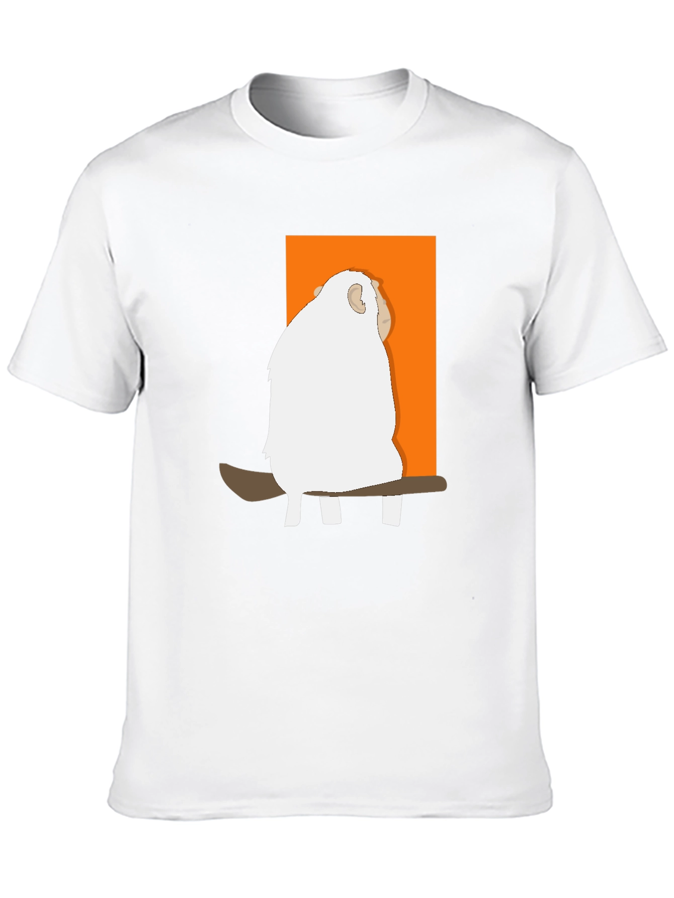 Yeti on Branch Graphic Tee - Black Cotton Blend