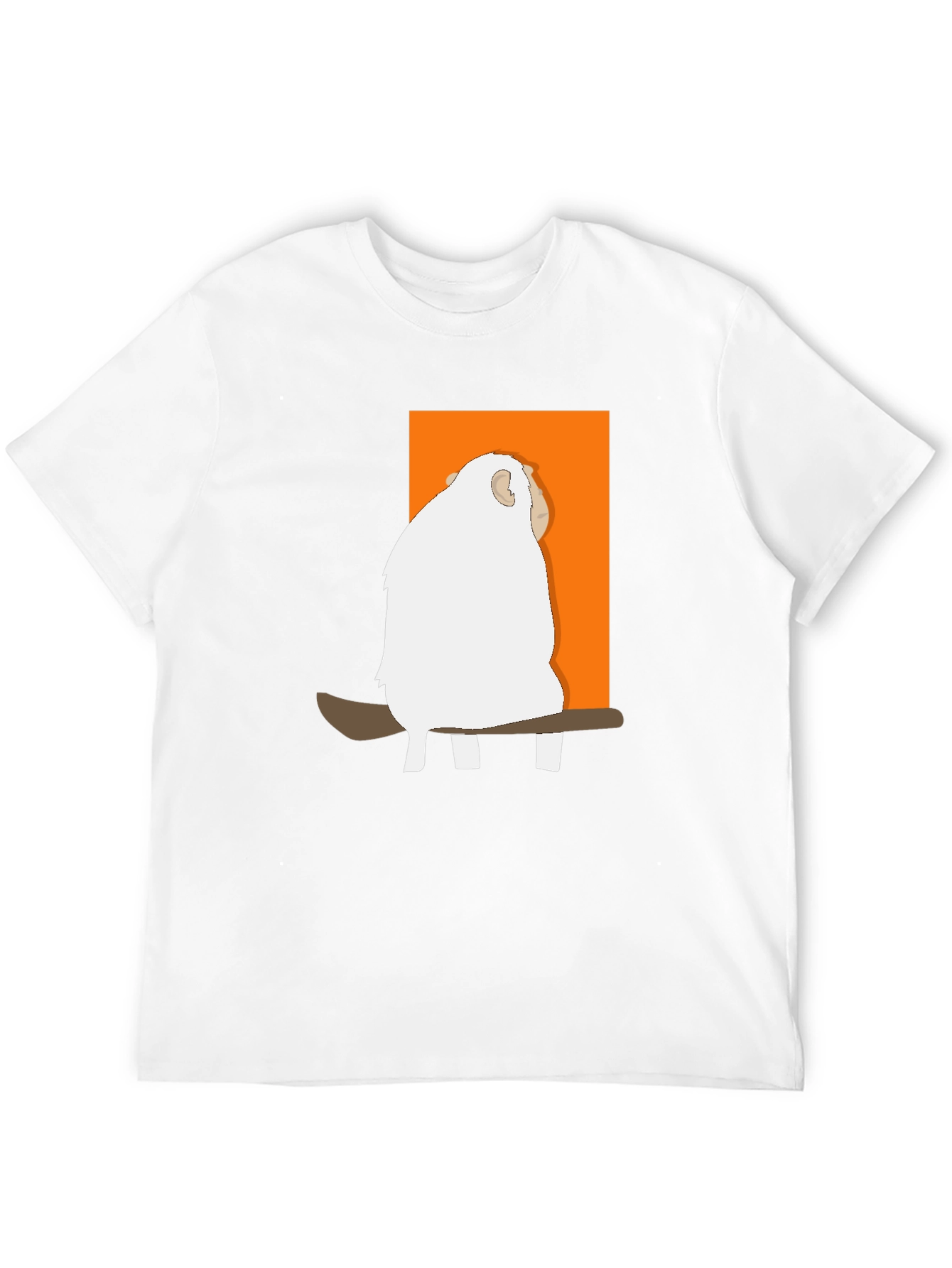 Yeti on Branch Graphic Tee - Black Cotton Blend