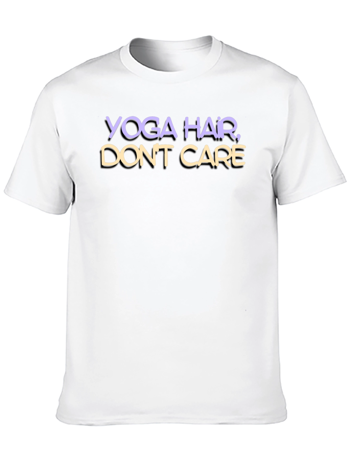Yoga Hair Dont Care Graphic Tee