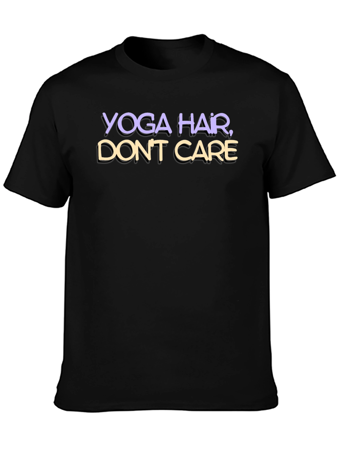 Yoga Hair Dont Care Graphic Tee
