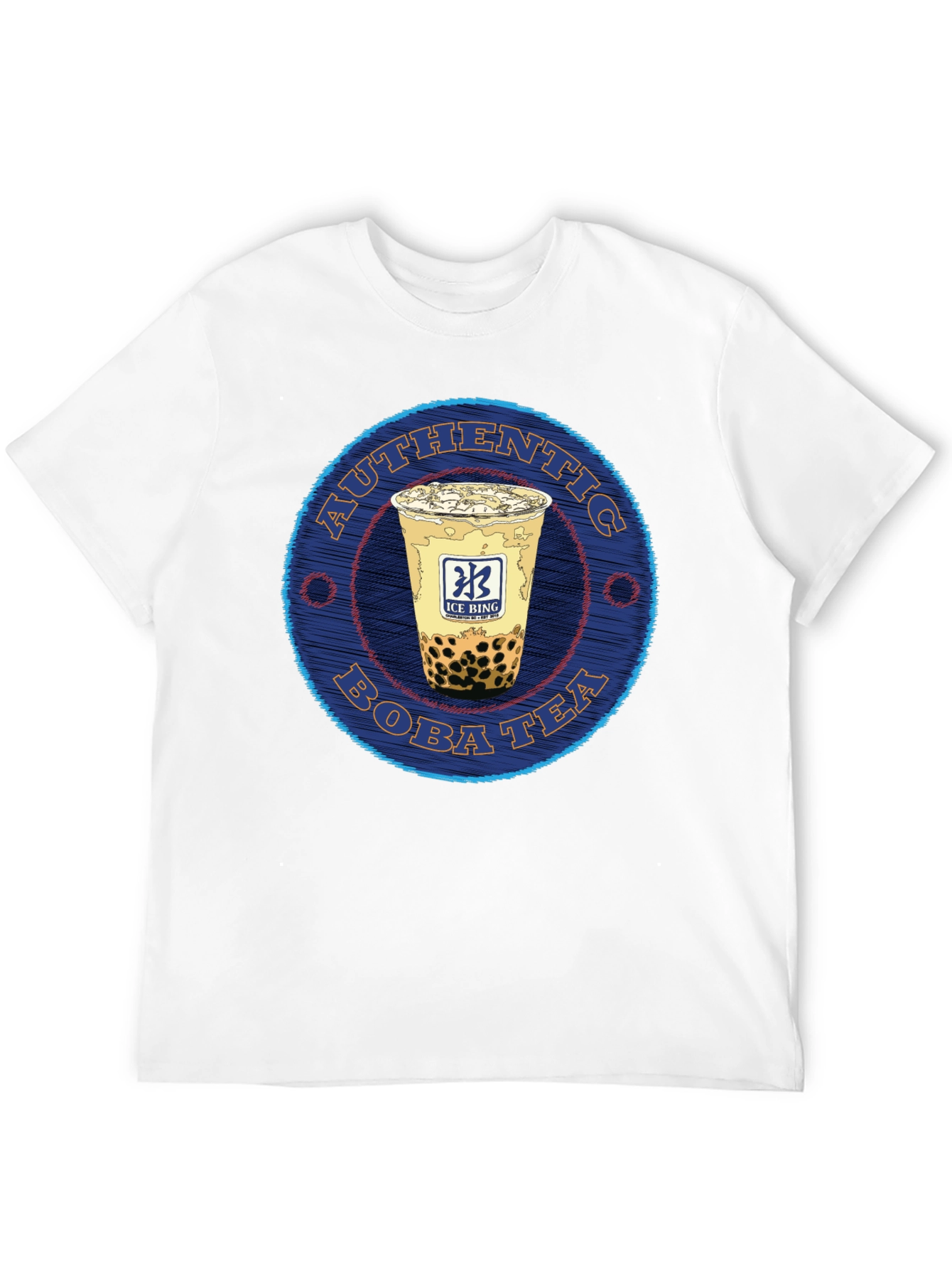 Authentic Boba Tea Graphic Tee - Casual Style