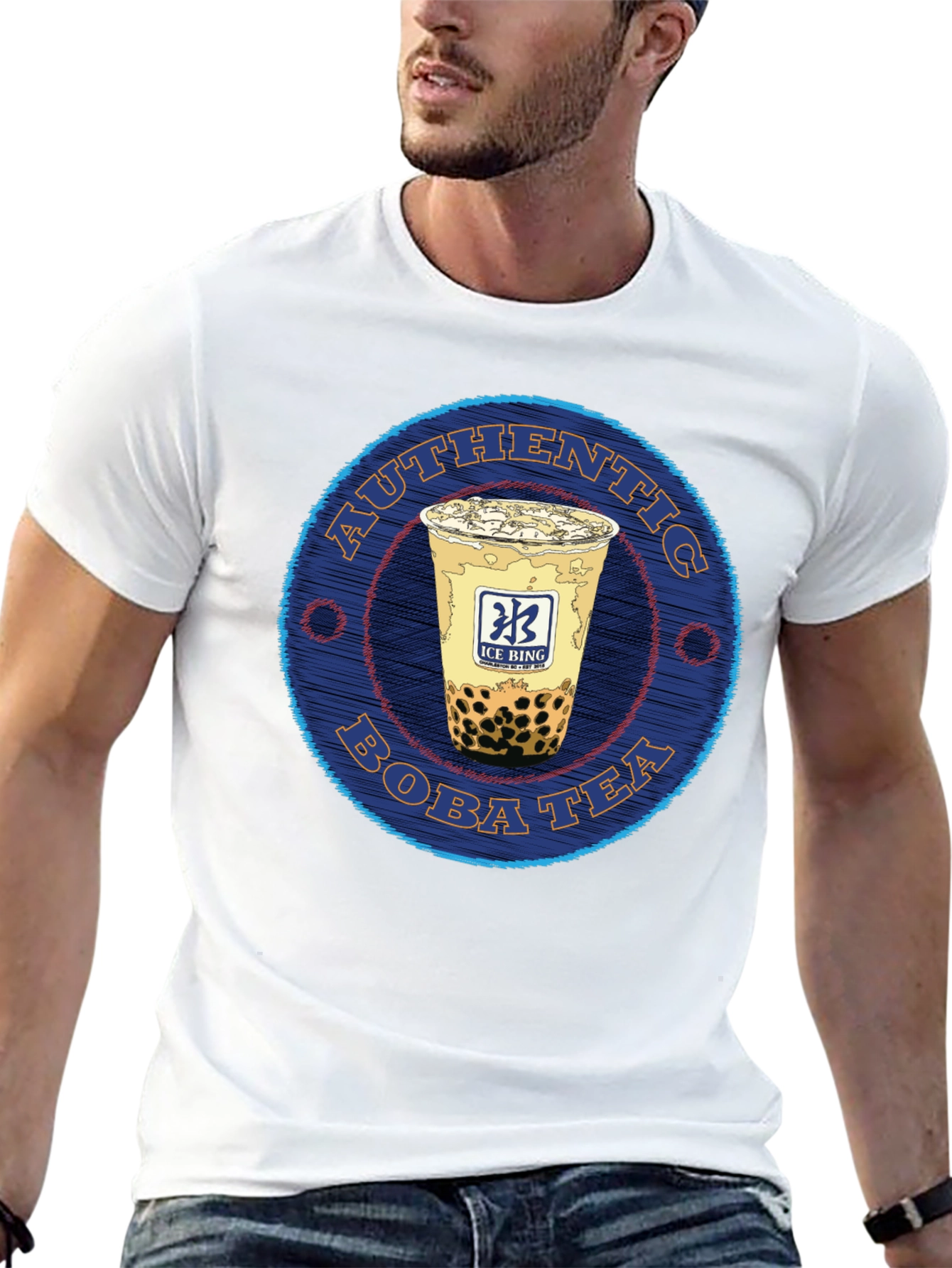 Authentic Boba Tea Graphic Tee - Casual Style