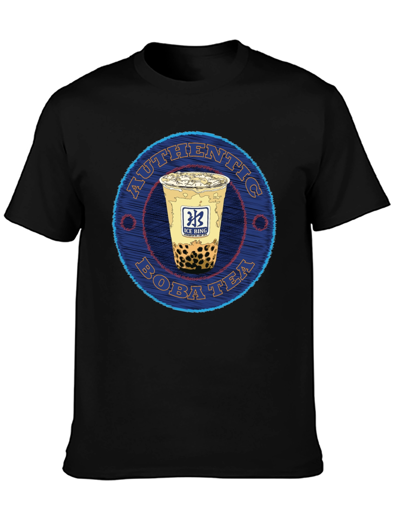 Authentic Boba Tea Graphic Tee - Casual Style