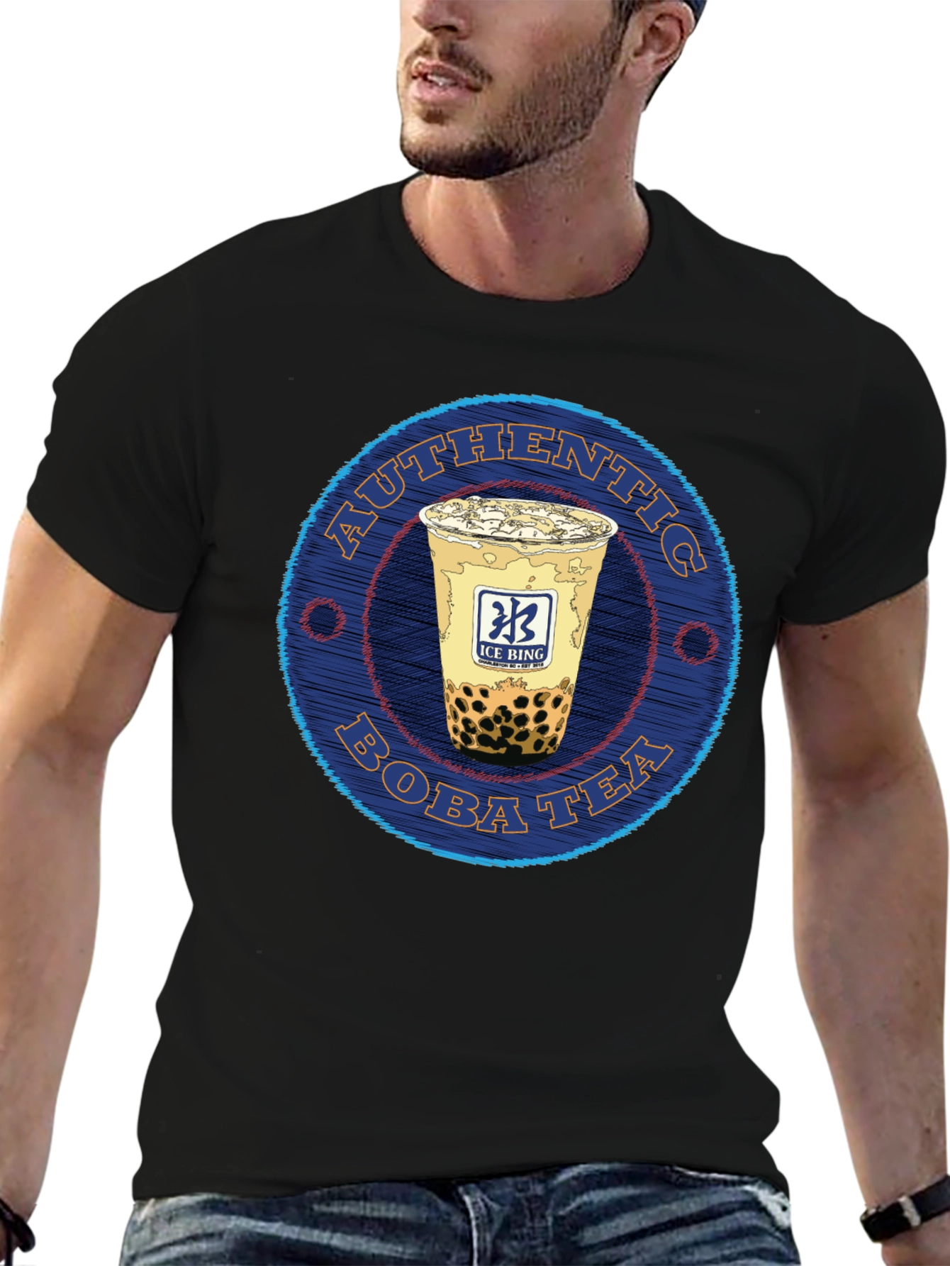 Authentic Boba Tea Graphic Tee - Casual Style