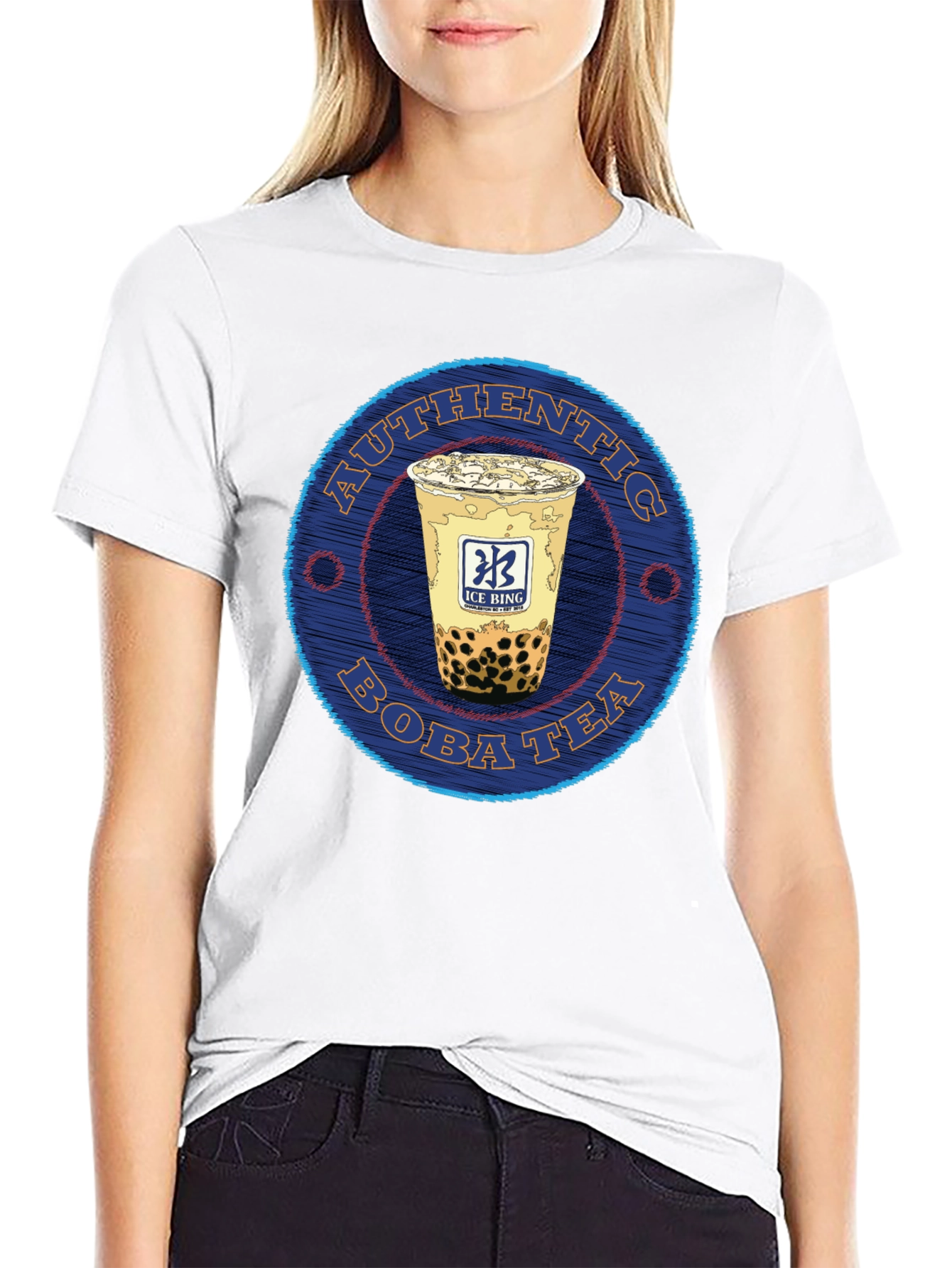 Authentic Boba Tea Graphic Tee - Casual Style