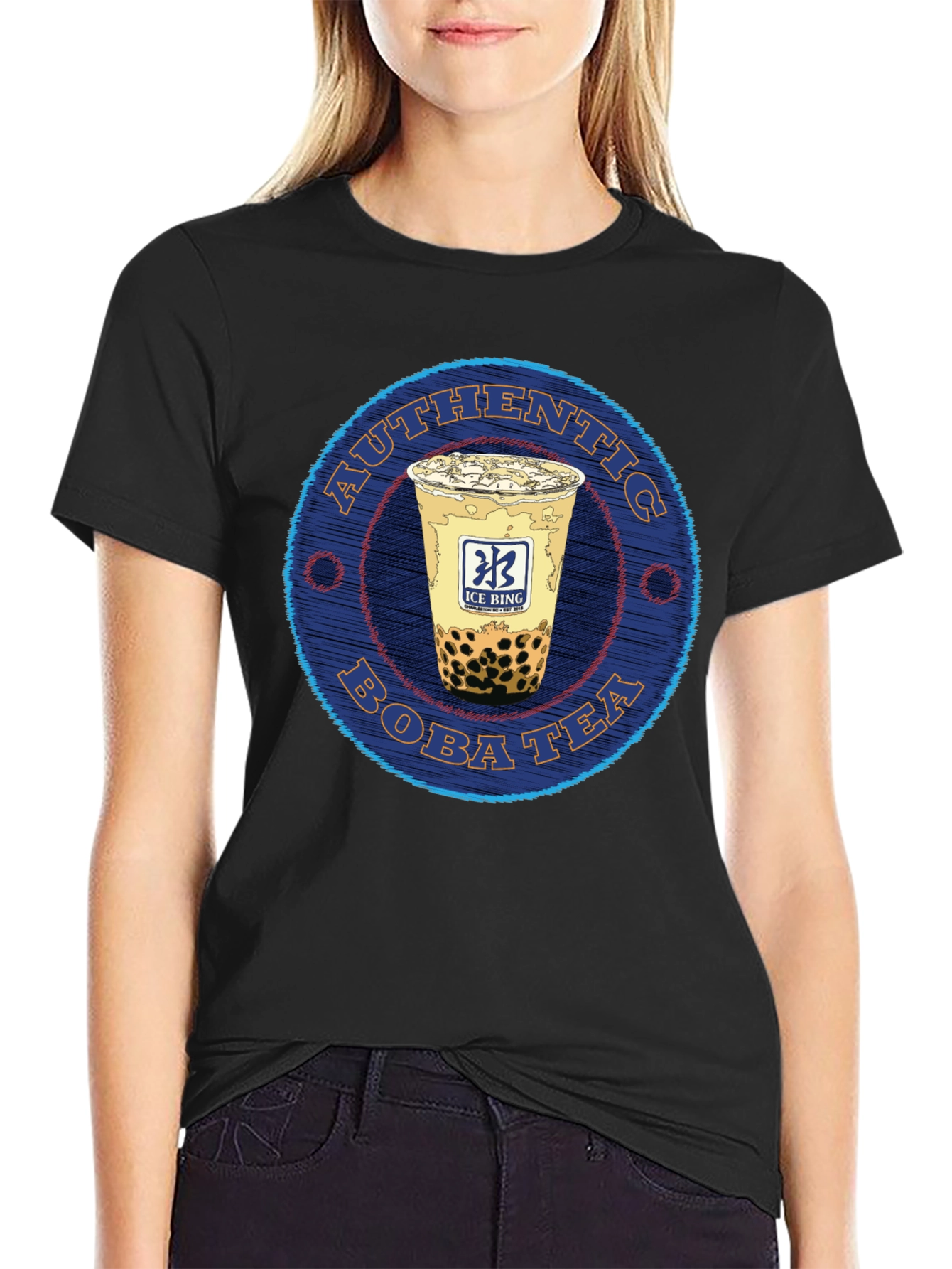 Authentic Boba Tea Graphic Tee - Casual Style