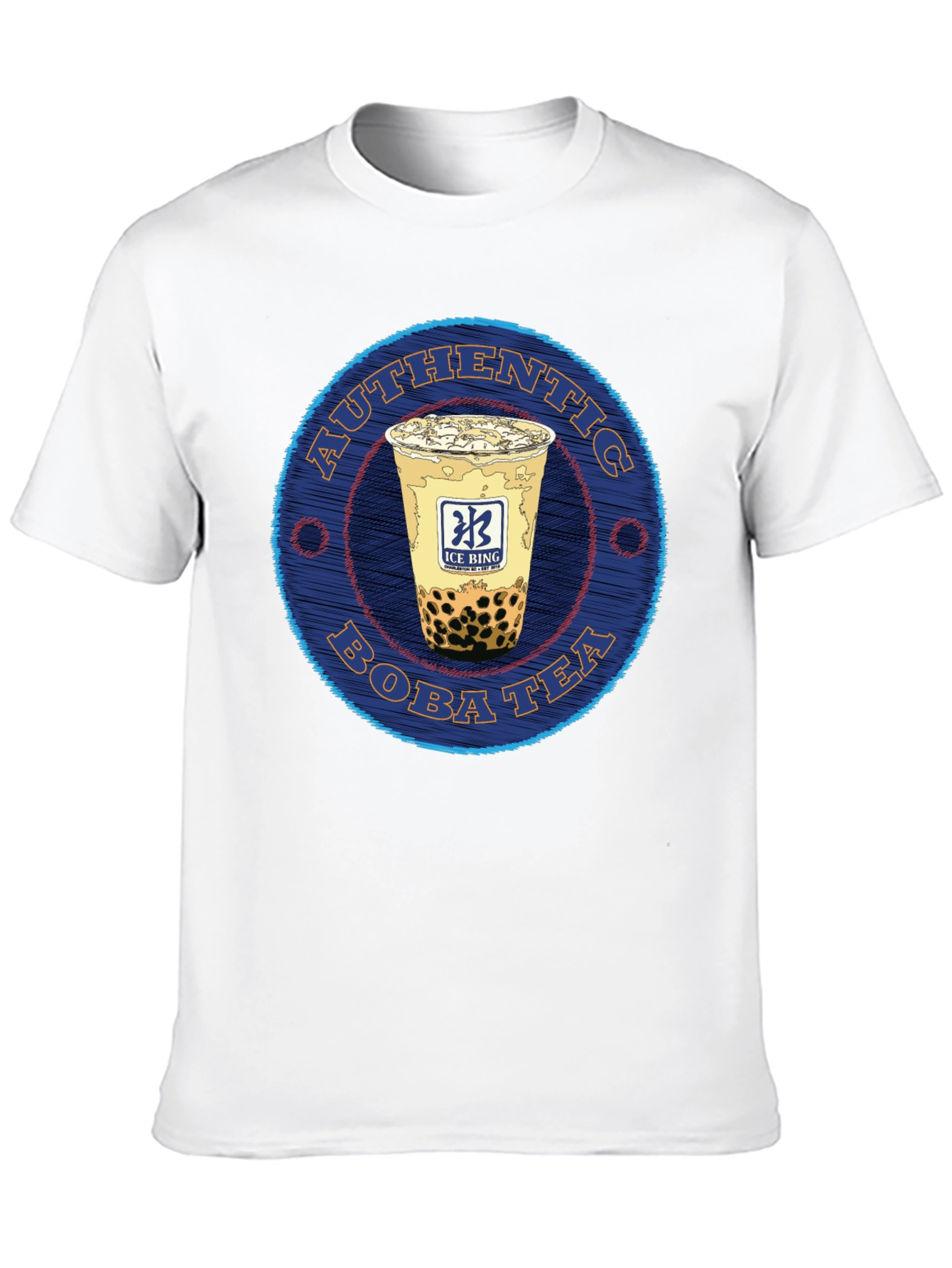 Authentic Boba Tea Graphic Tee - Casual Style