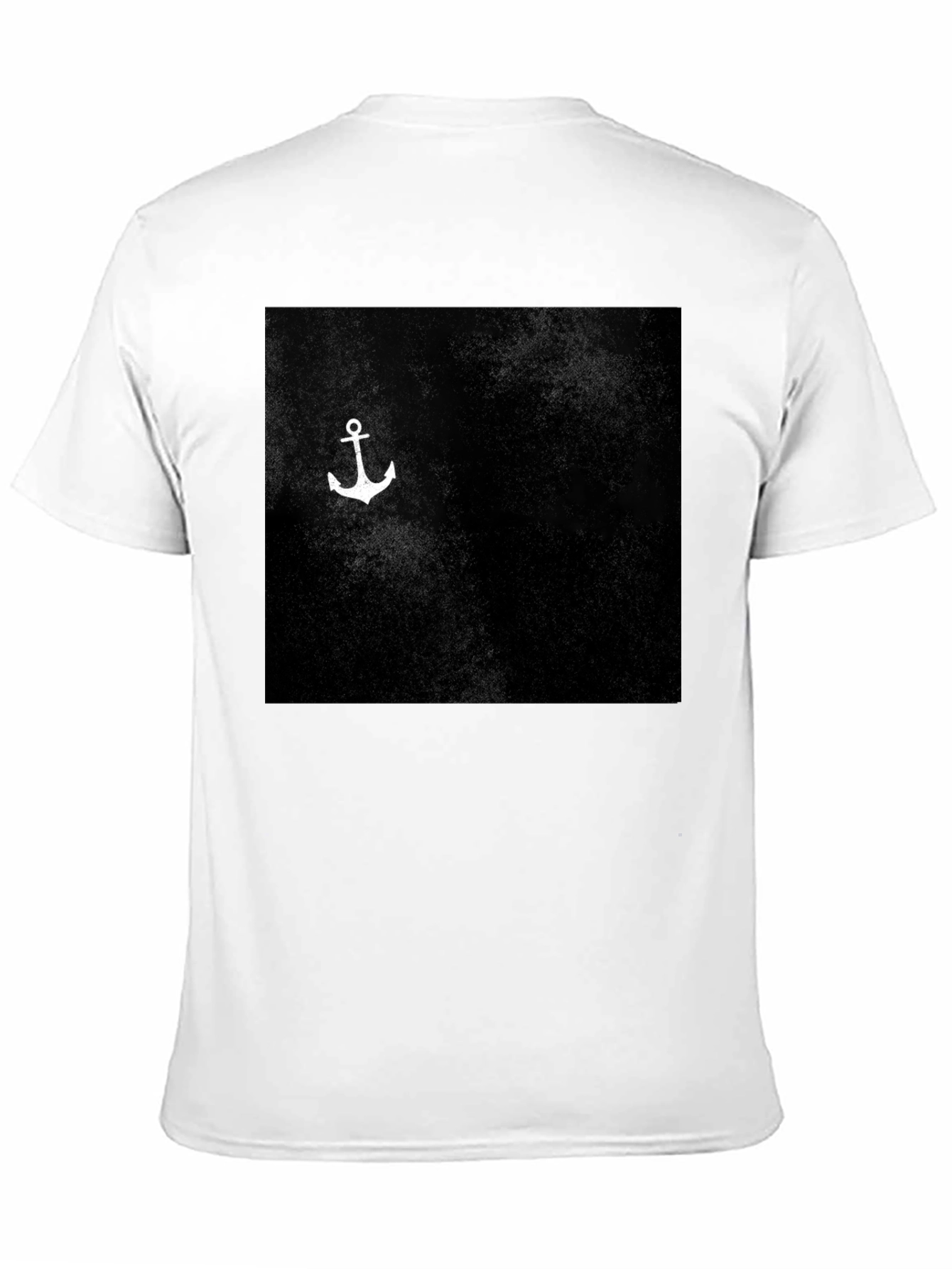 Anchor Graphic Print Black T-Shirt