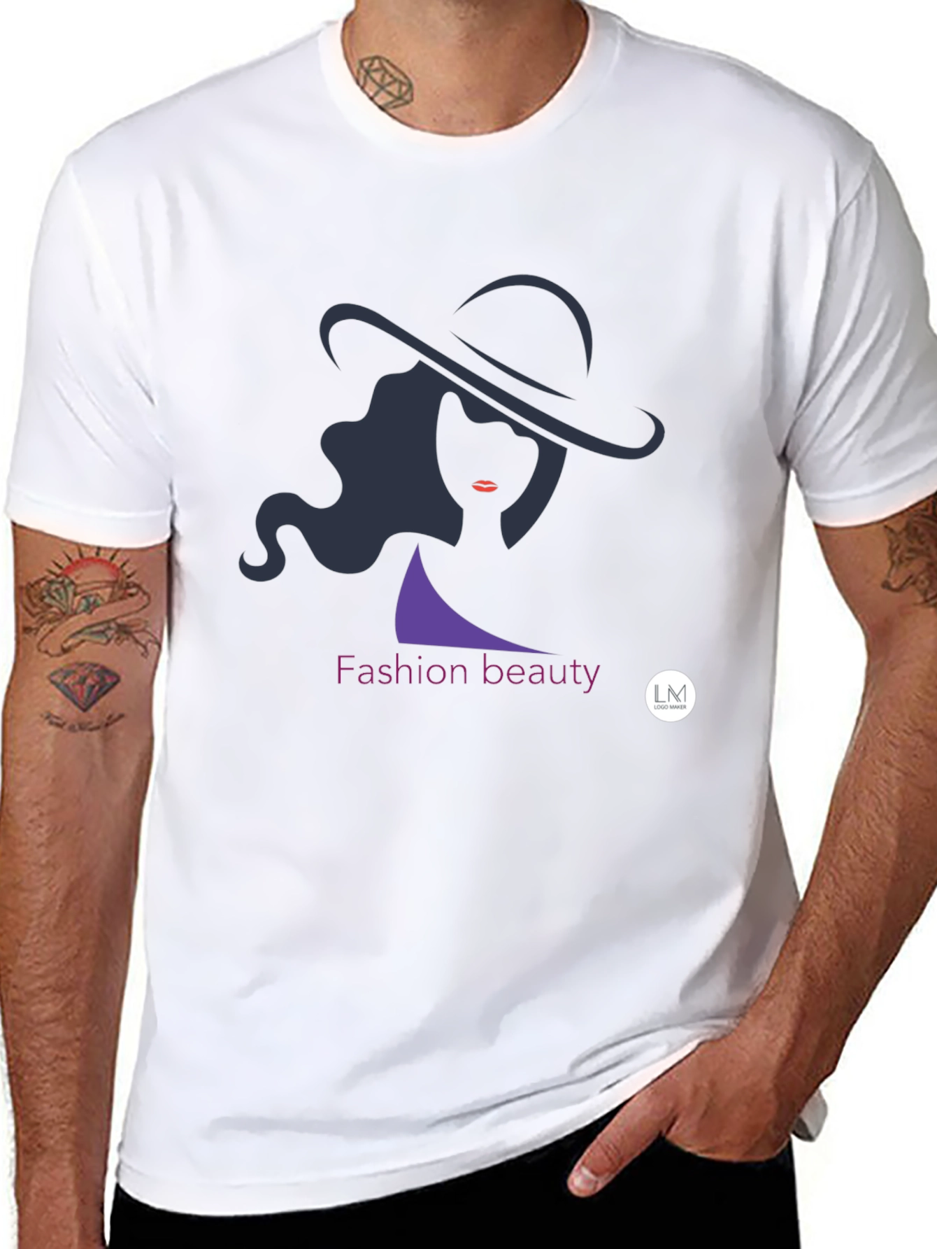 Fashion Beauty T-Shirt - Elegant Womens Graphic Tee