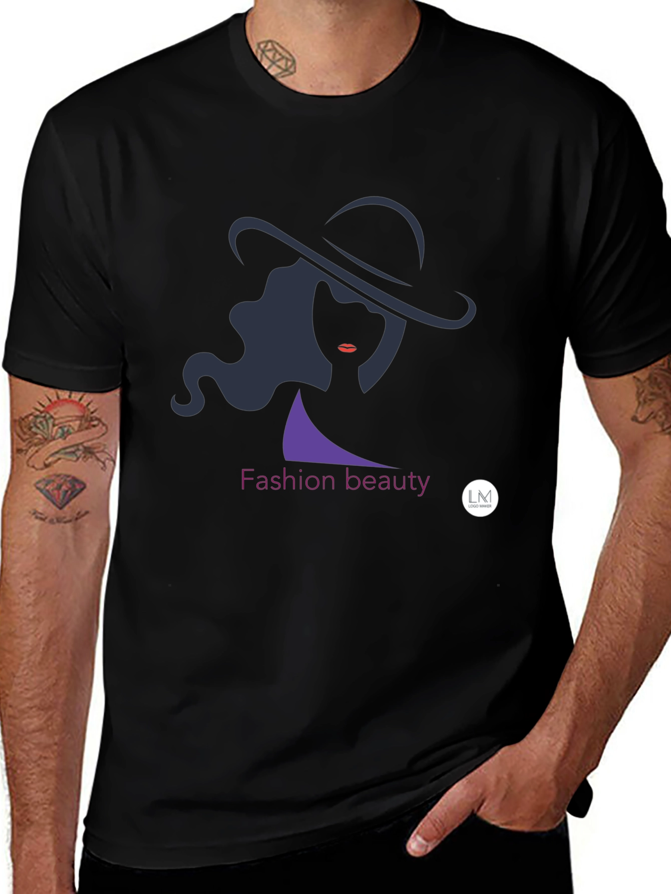 Fashion Beauty T-Shirt - Elegant Womens Graphic Tee