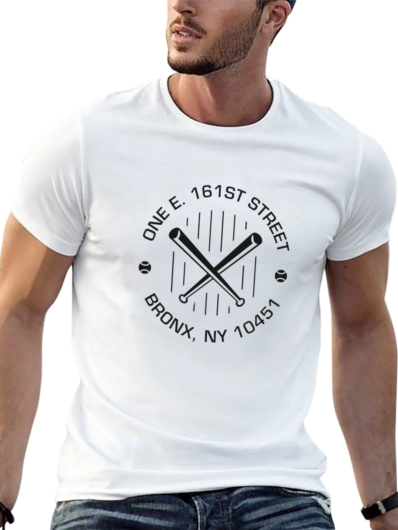Mens Graphic Print Black T-Shirt