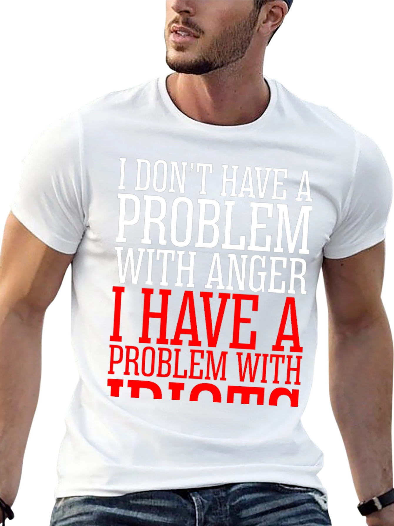 Funny Anger Problem Graphic T-Shirt