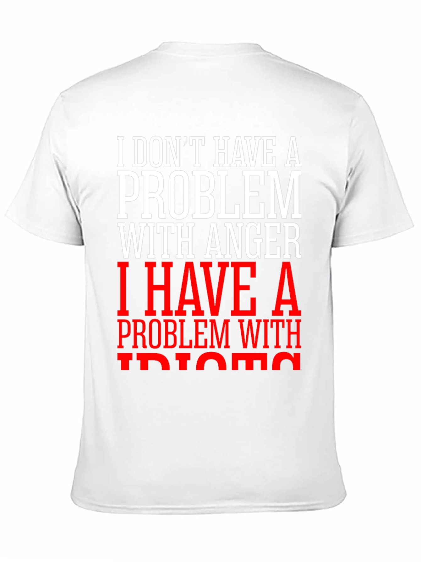 Funny Anger Problem Graphic T-Shirt