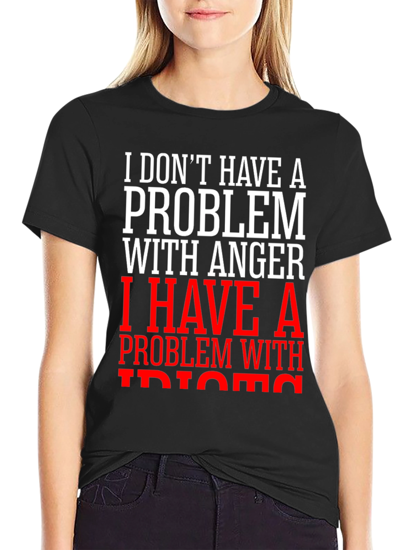 Funny Anger Problem Graphic T-Shirt
