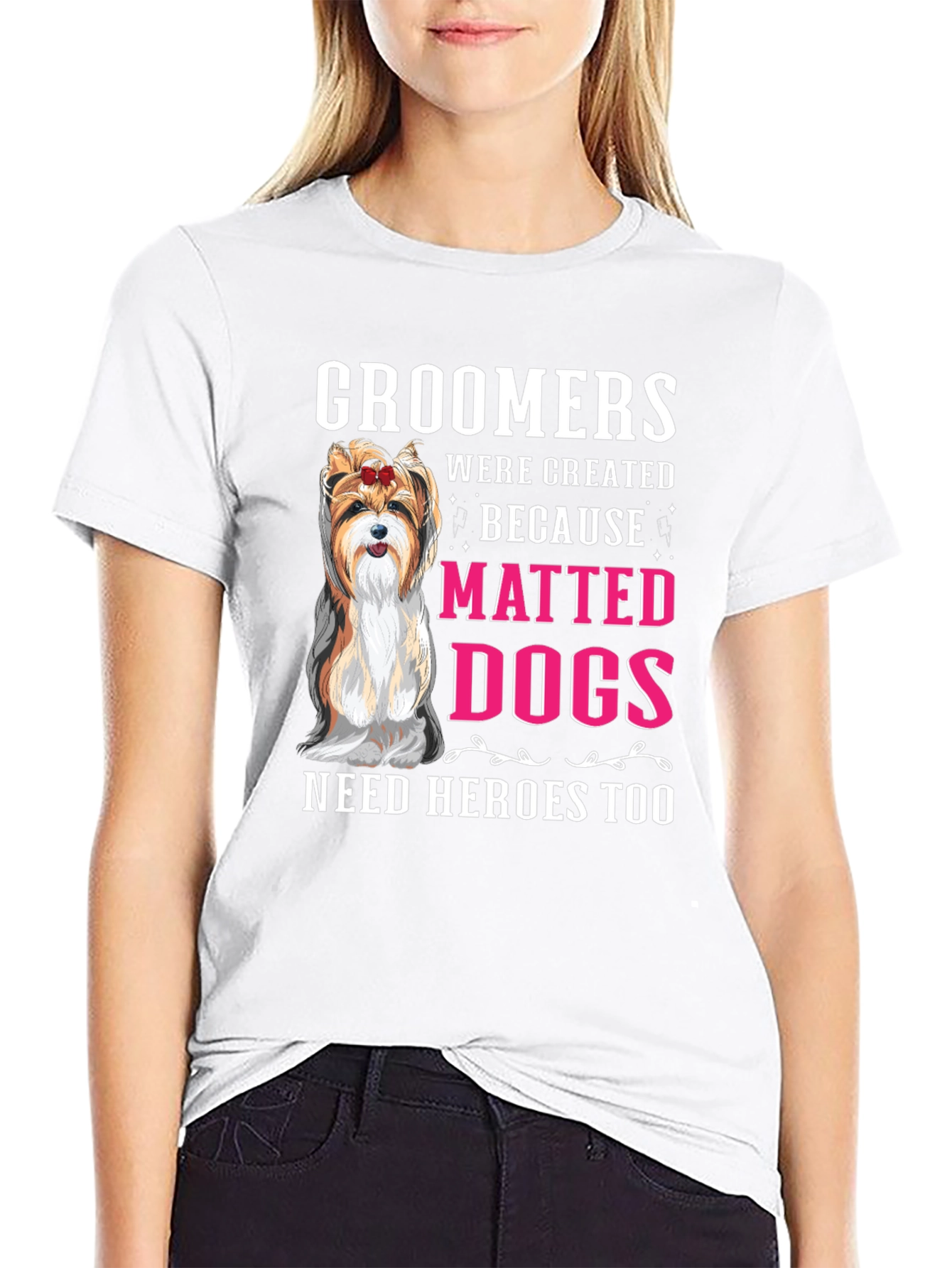 Groomers: Matted Dogs Need Heroes Too T-Shirt