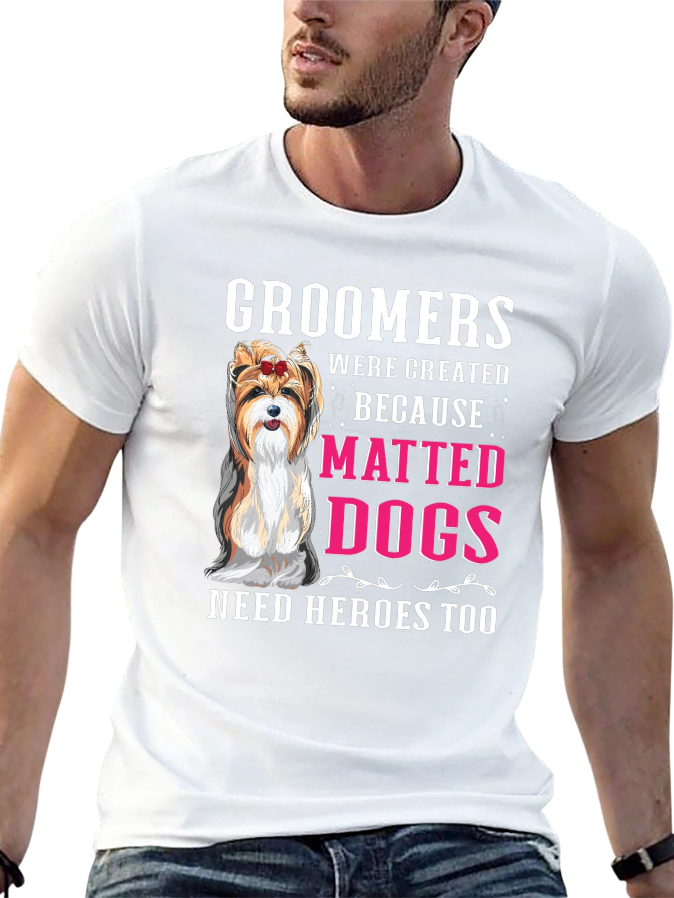 Groomers: Matted Dogs Need Heroes Too T-Shirt