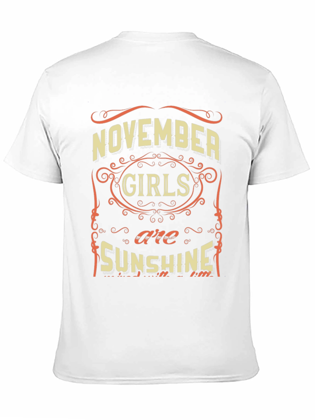 November Girls Sunshine Black T-Shirt