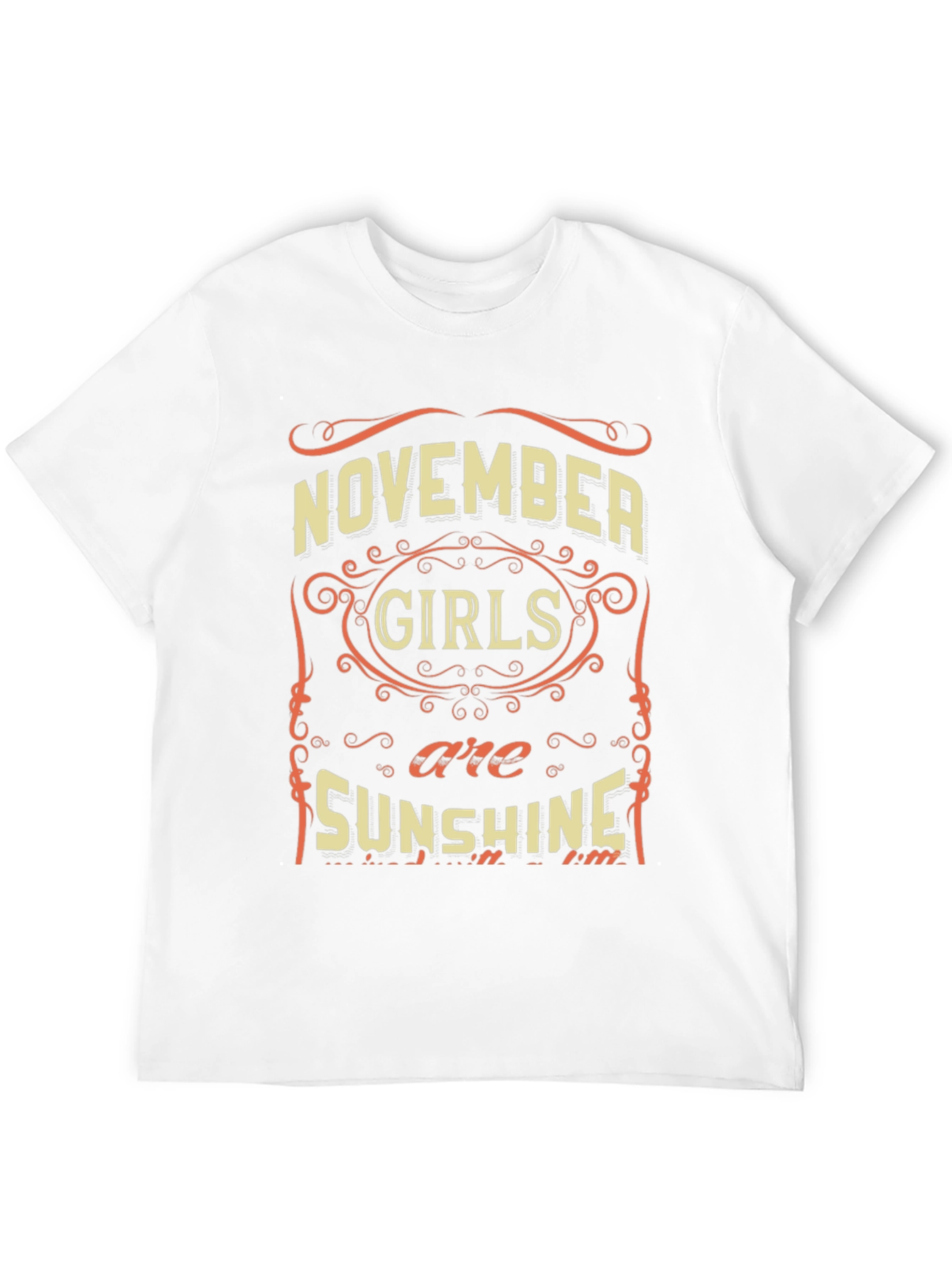 November Girls Sunshine Black T-Shirt