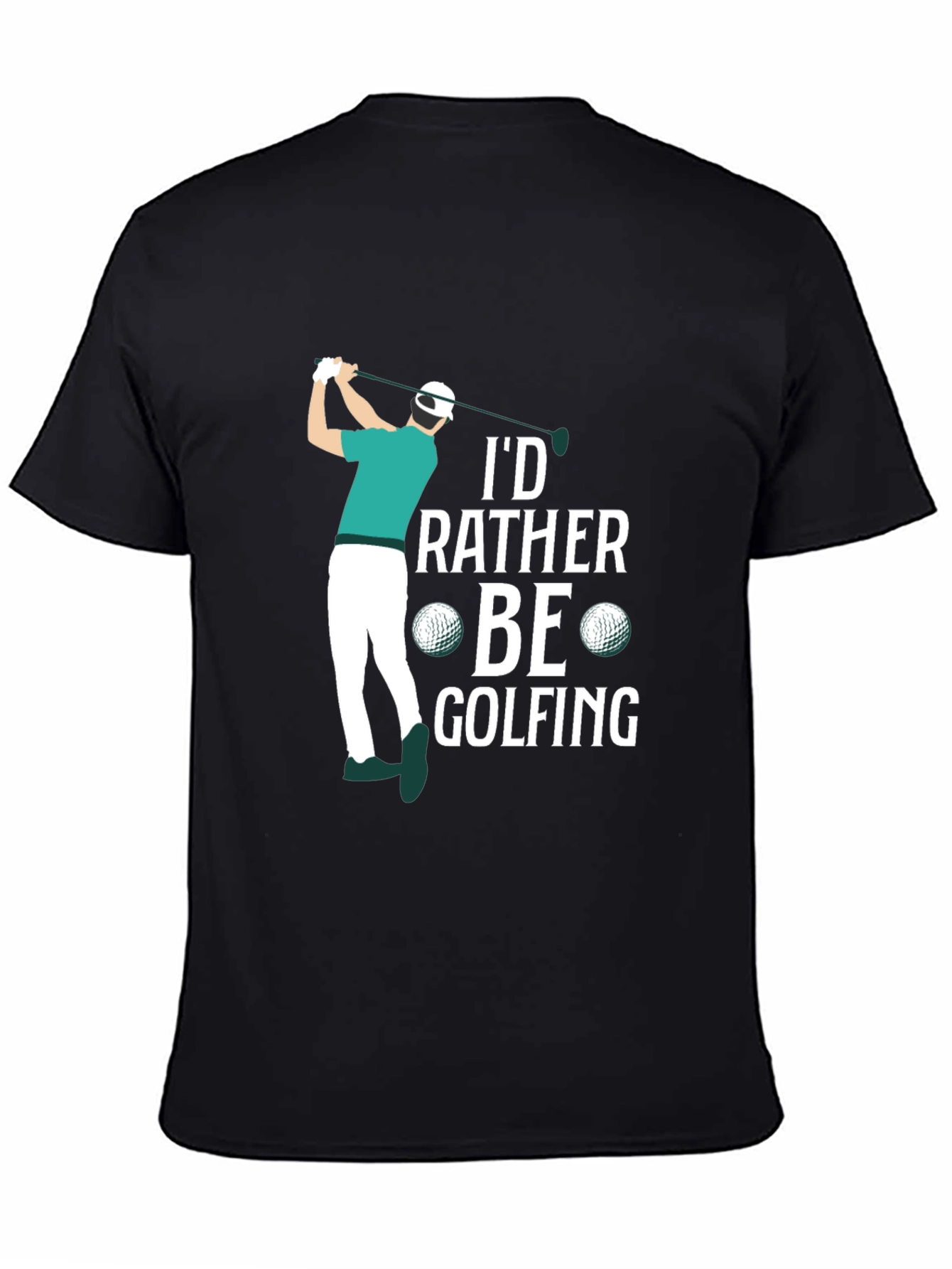 Id Rather Be Golfing Graphic T-Shirt