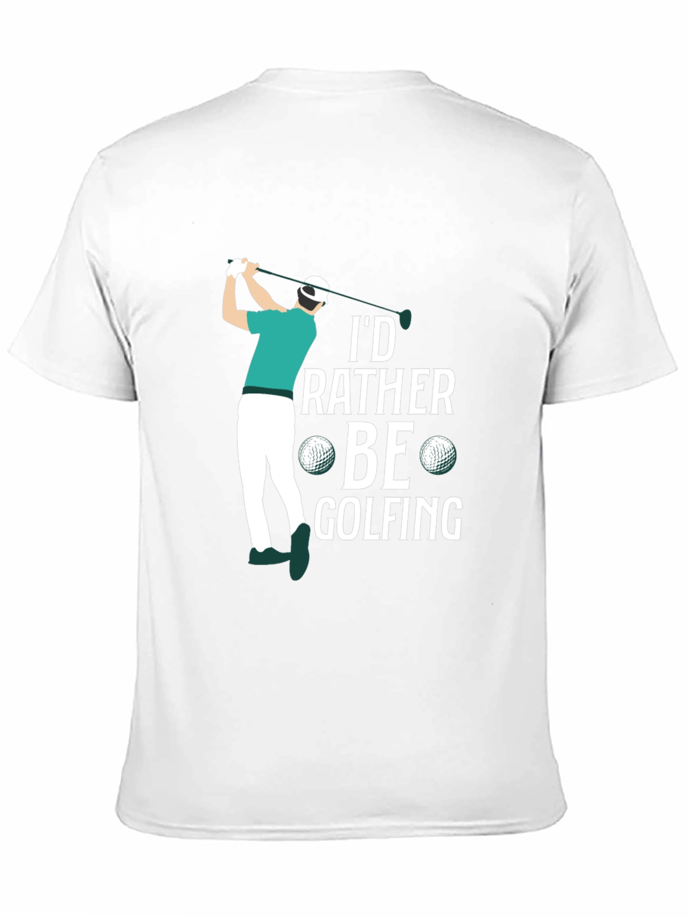 Id Rather Be Golfing Graphic T-Shirt