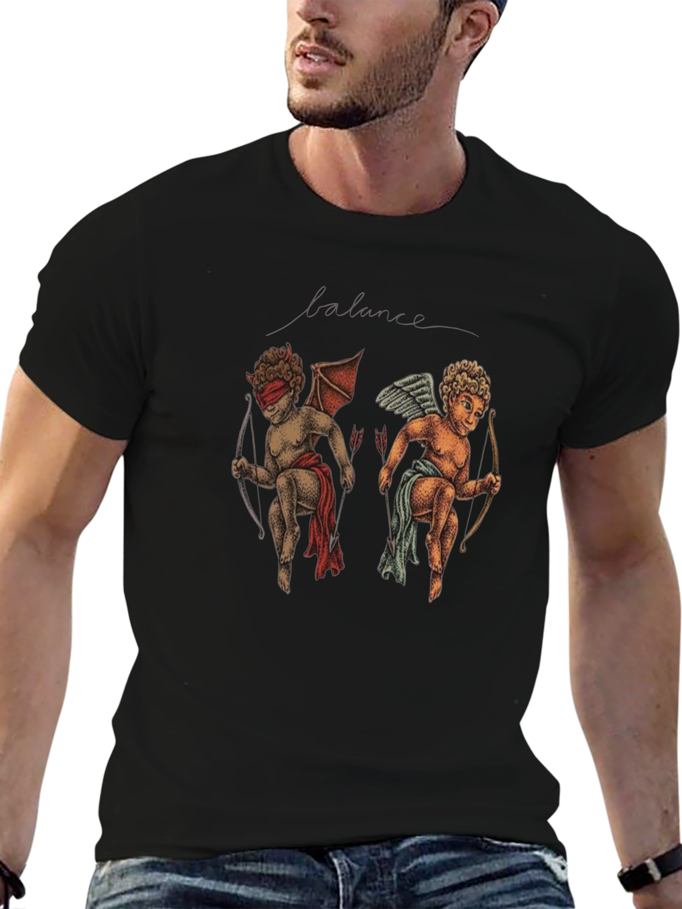 Balance Graphic Tee - Black