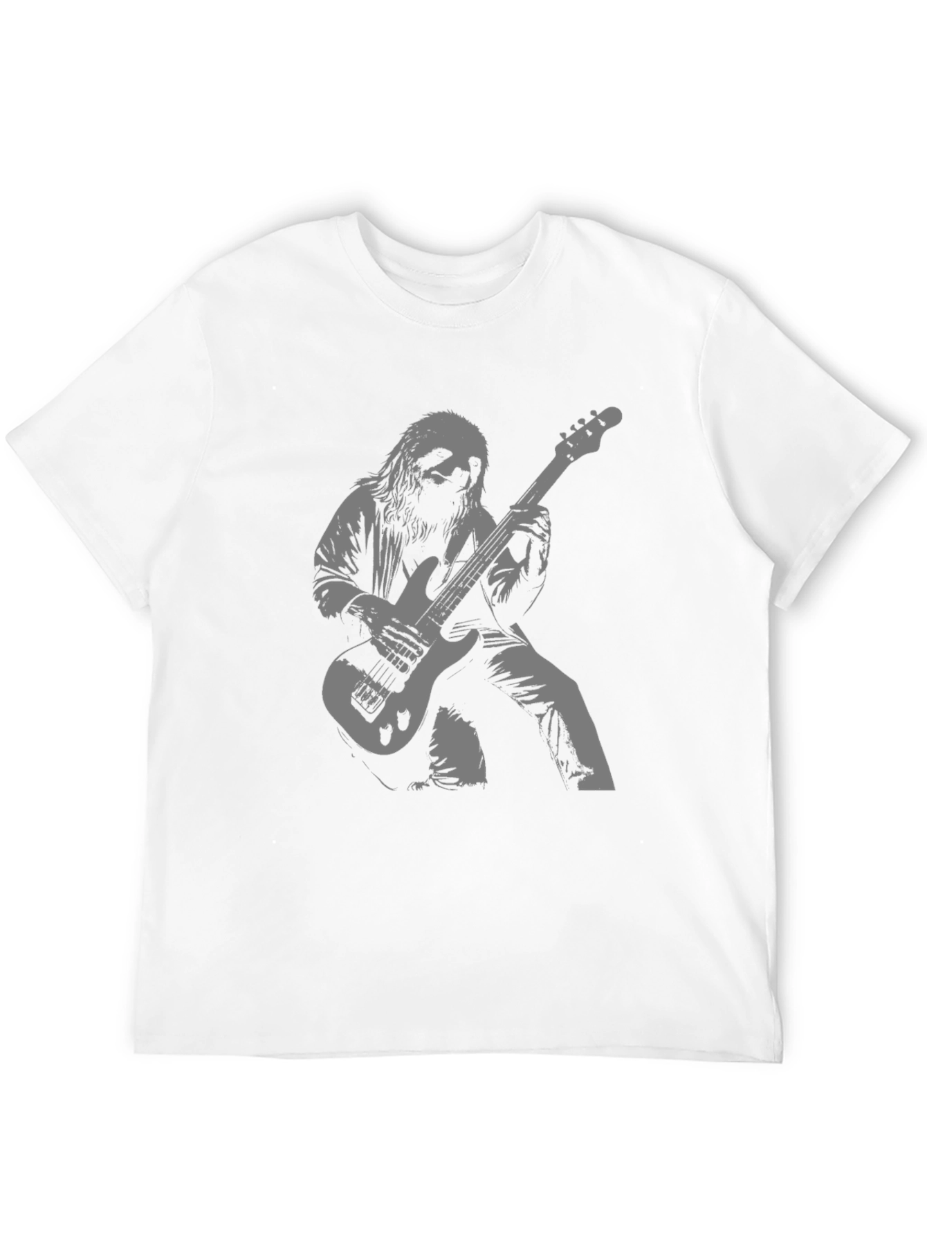Sloth Bassist Black T-Shirt - Rock On!