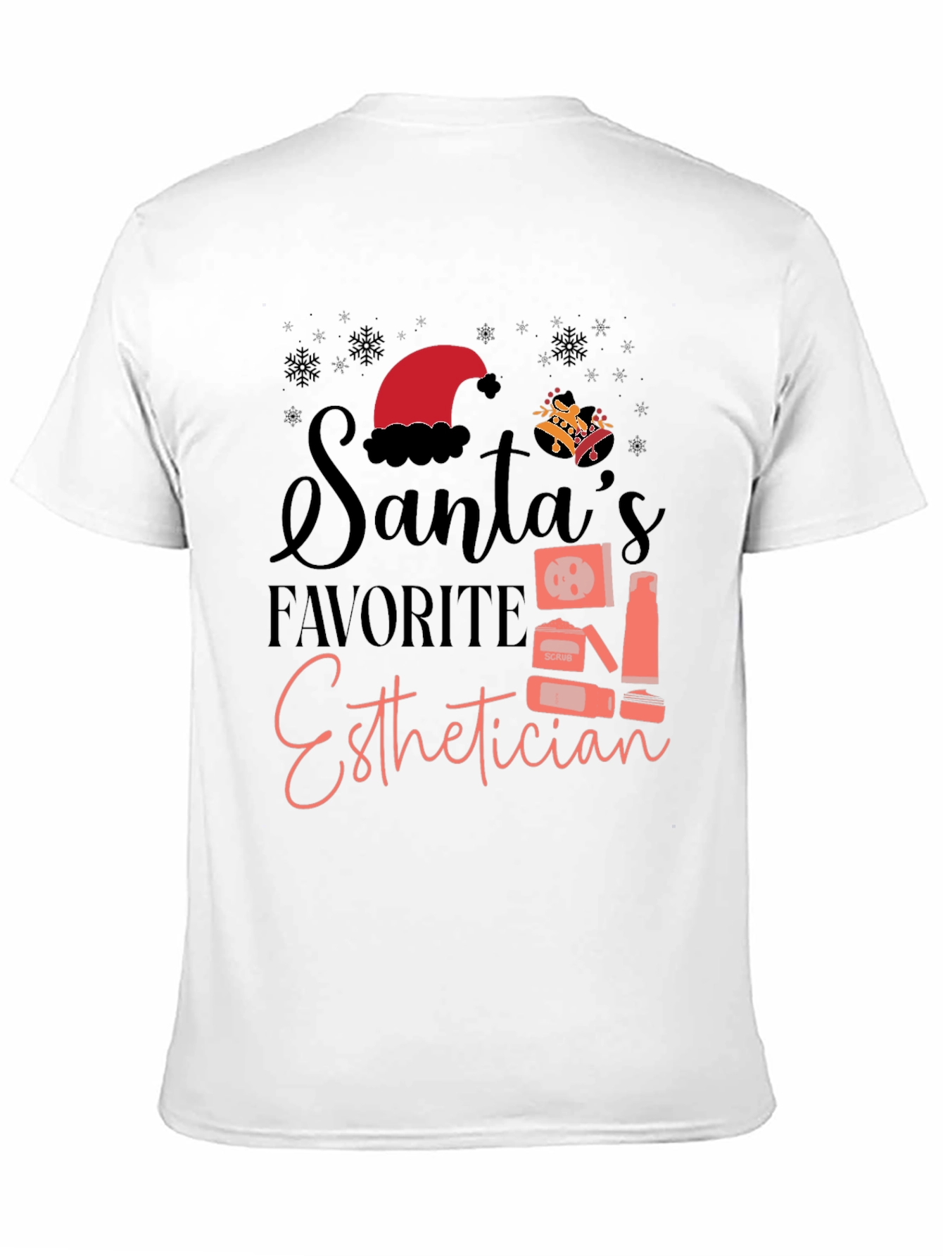 Santas Favorite Esthetician Graphic Tee