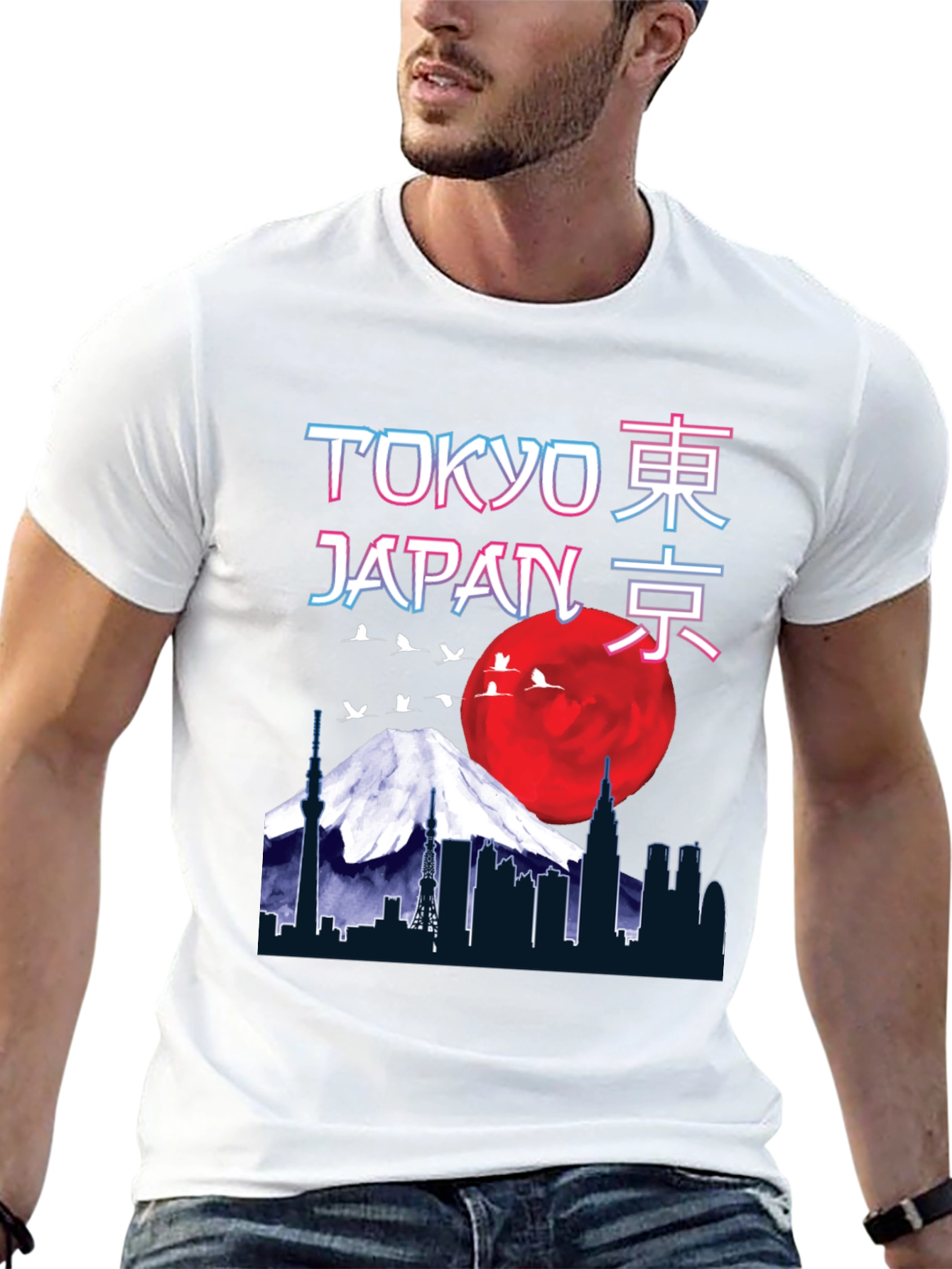 Tokyo Japan Skyline Graphic T-Shirt