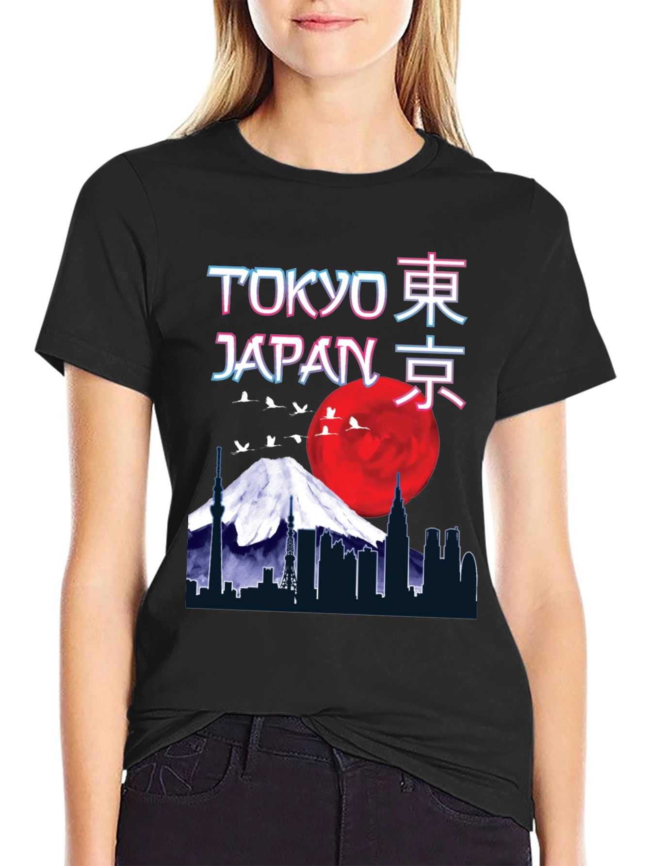 Tokyo Japan Skyline Graphic T-Shirt