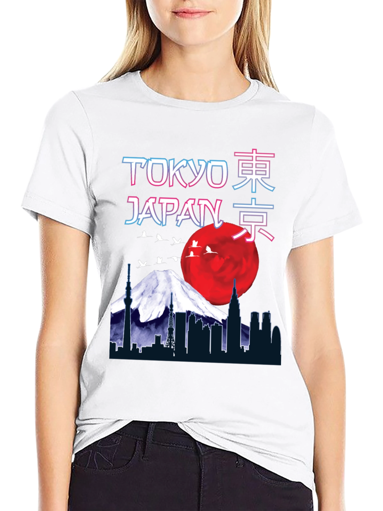 Tokyo Japan Skyline Graphic T-Shirt