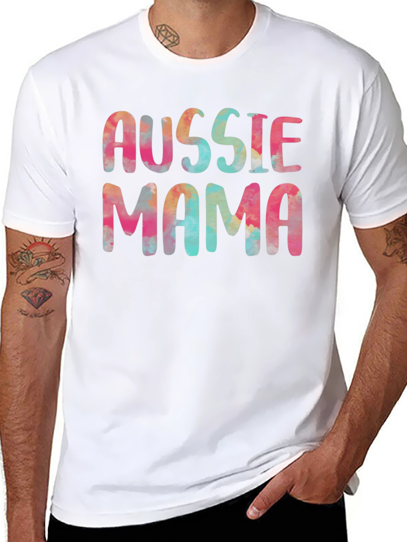 Aussie Mama Graphic Tee - Trendy Womens T-Shirt