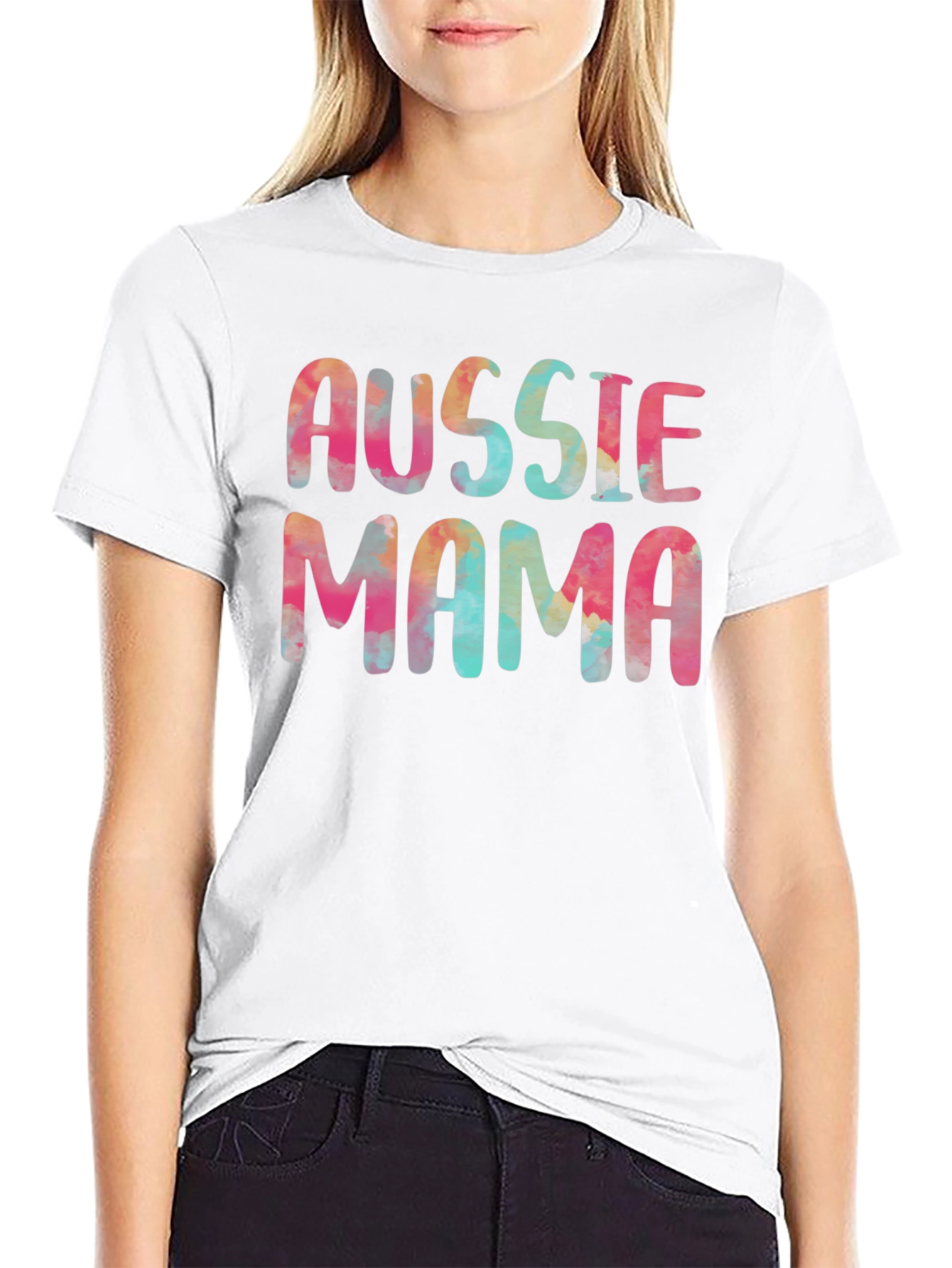 Aussie Mama Graphic Tee - Trendy Womens T-Shirt