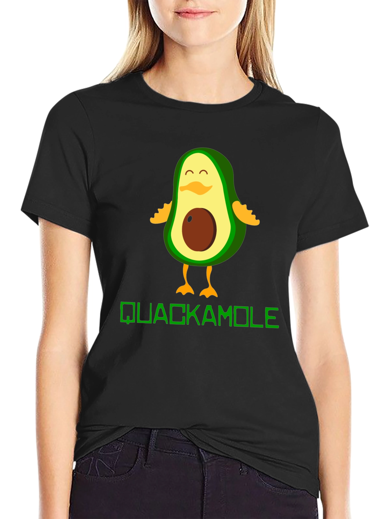 Quackamole Avocado Duck Graphic Tee