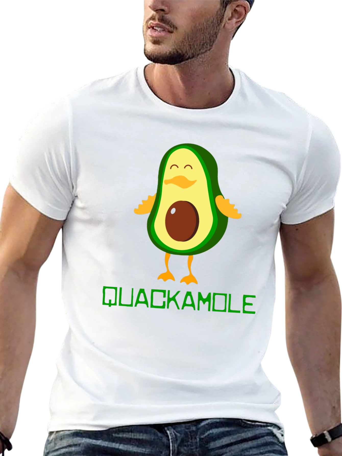 Quackamole Avocado Duck Graphic Tee