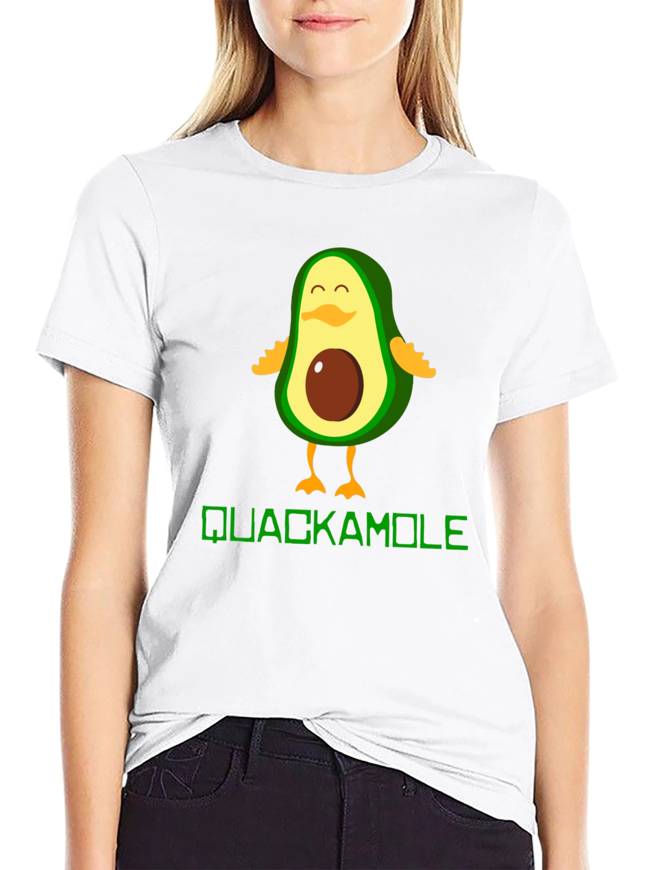 Quackamole Avocado Duck Graphic Tee