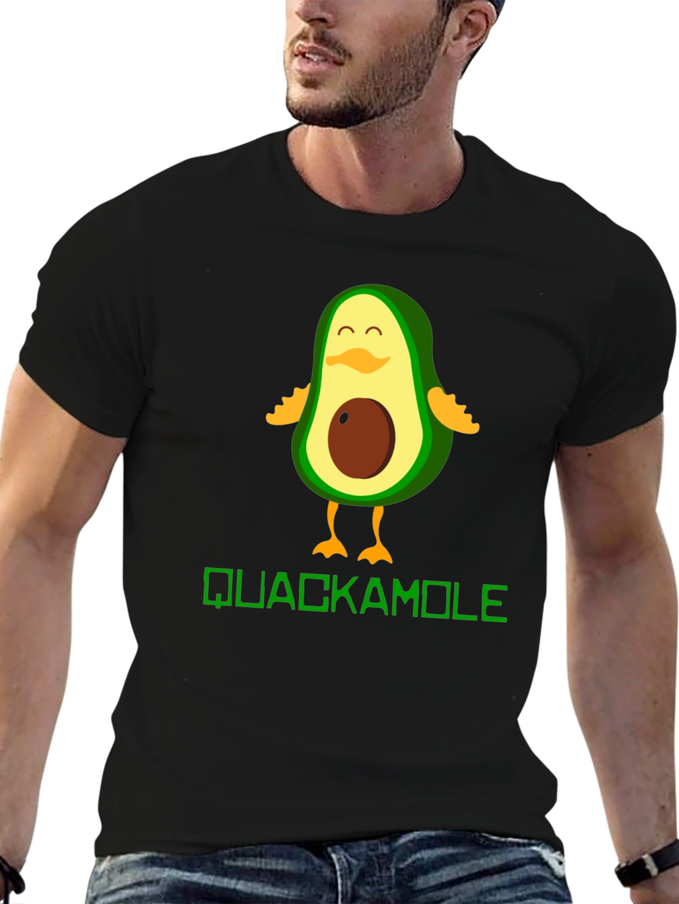 Quackamole Avocado Duck Graphic Tee